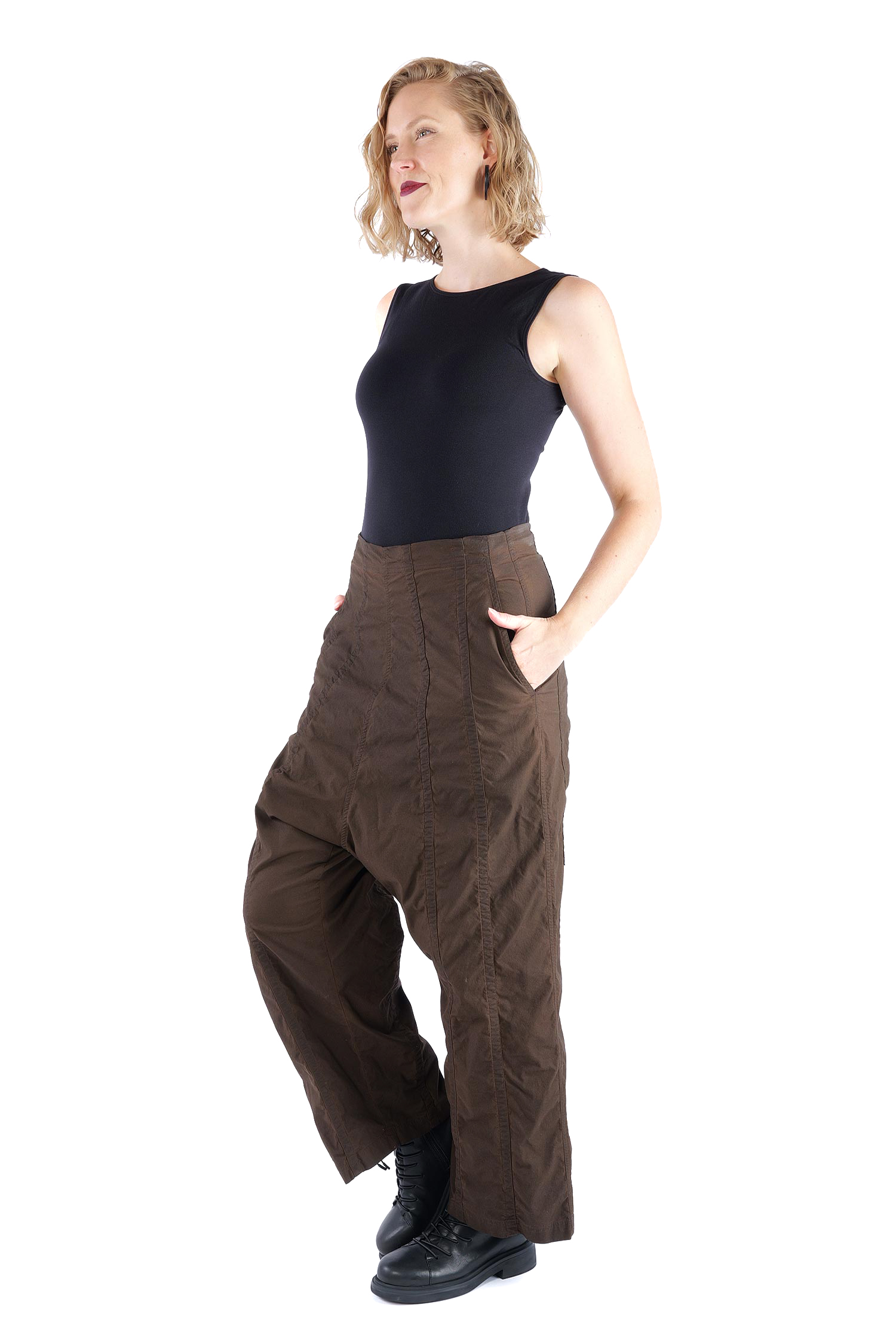 Weite Stretchhose - Umbra cloud - 2261390126