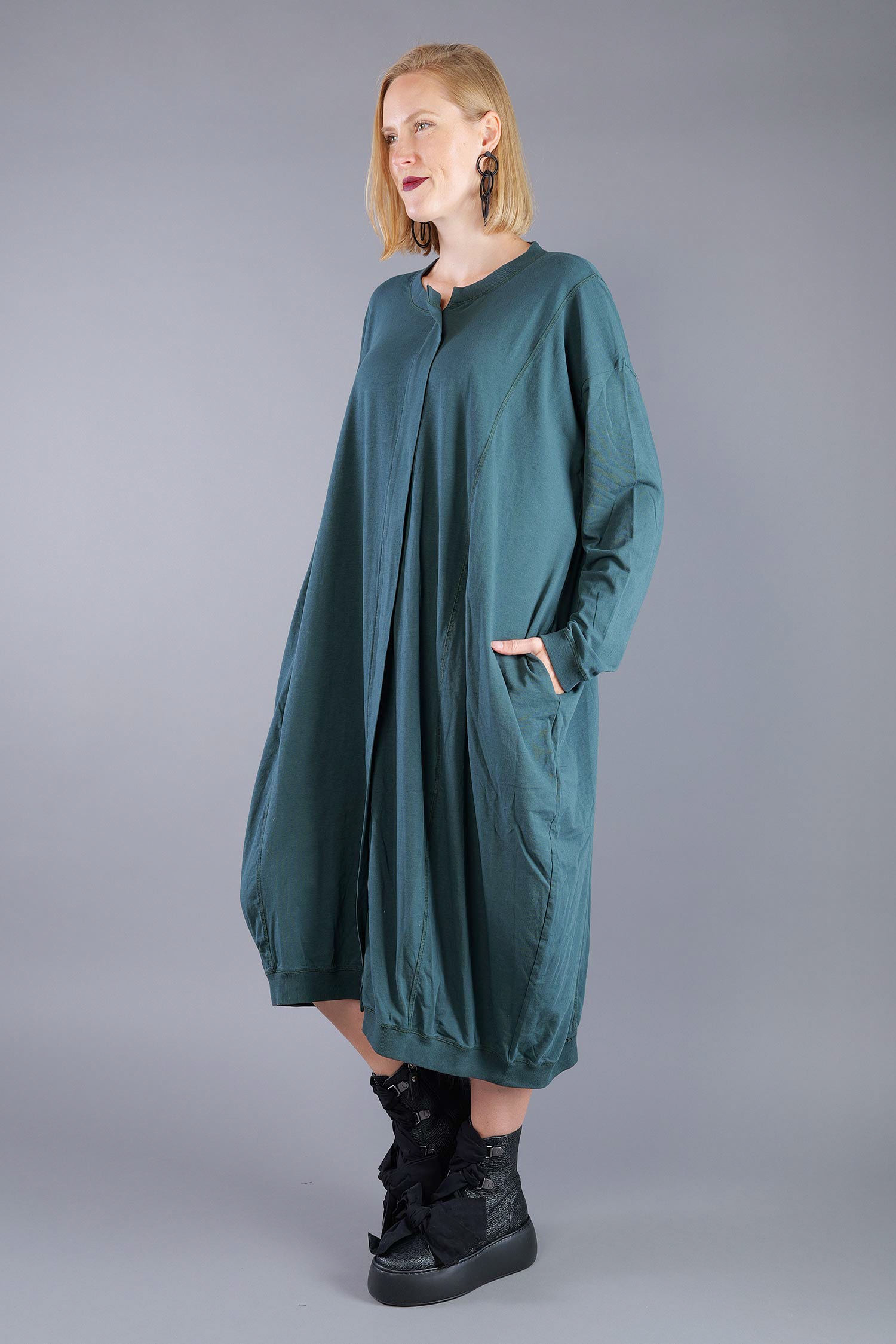 Jersey dress - Forest - 2263260907