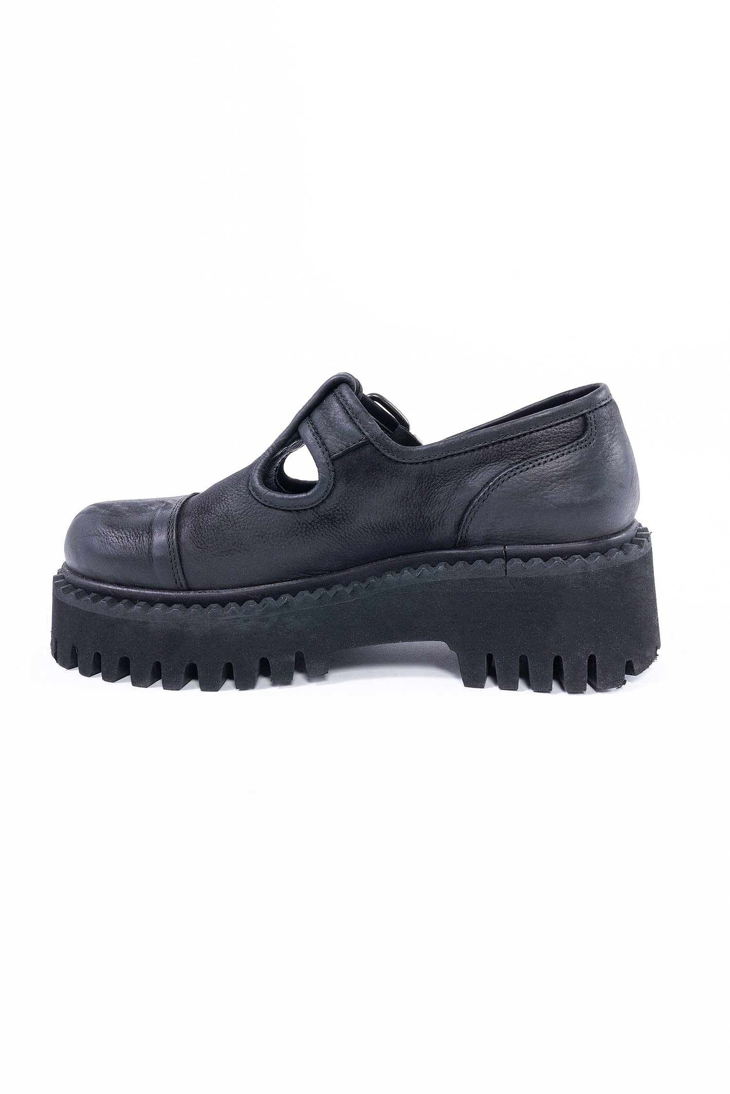 Mary-Jane platform shoes - black - 8681