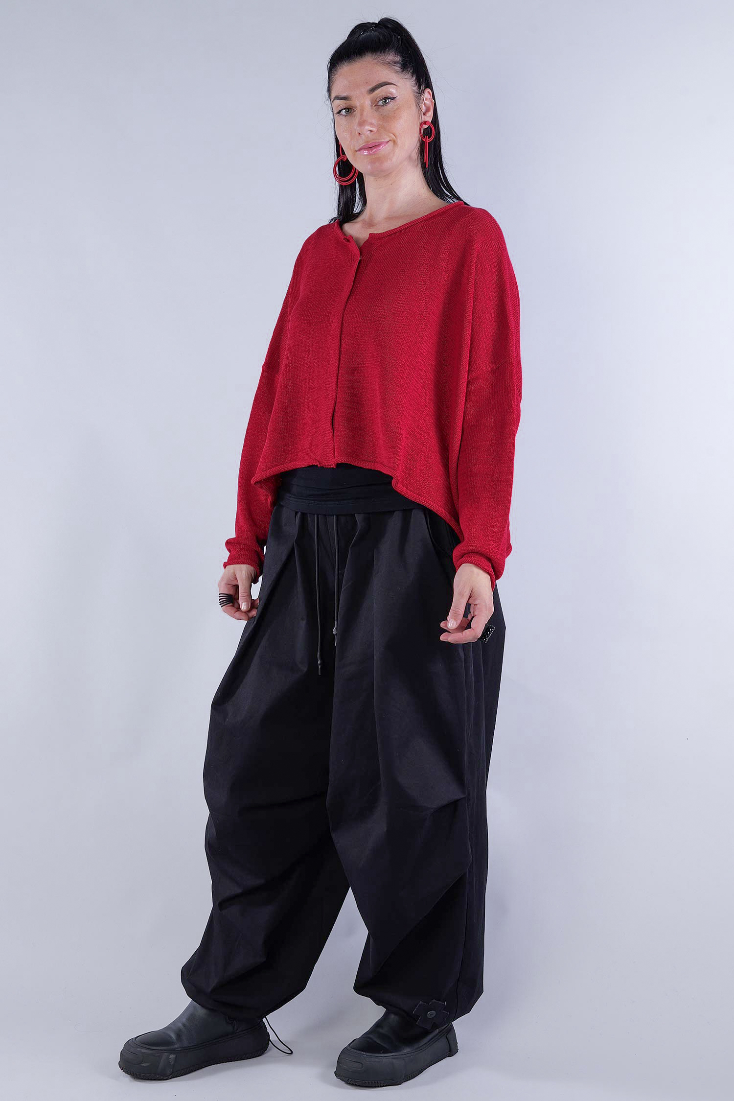 Grobstrick Jacke - Rose - 2253727117