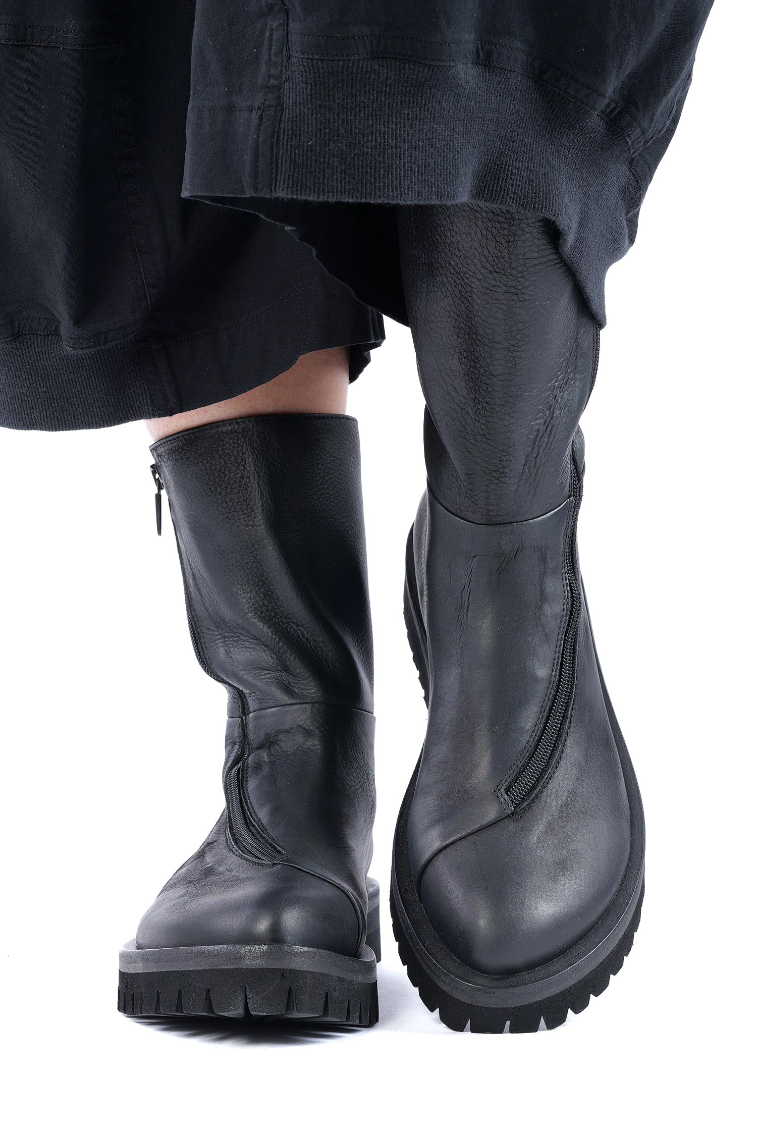 Leather boots - Black - 10781