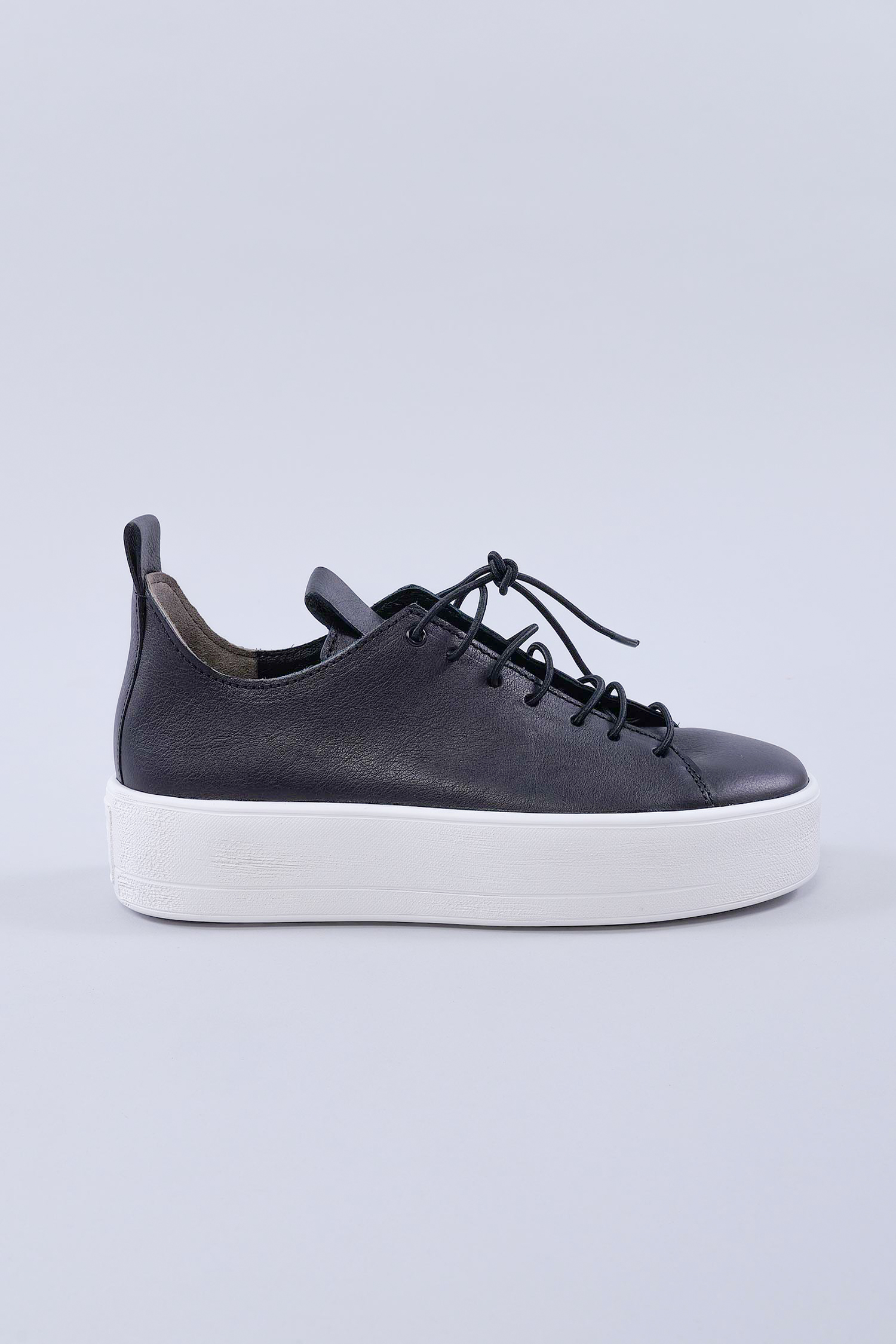 Plateau Ledersneaker - Schwarz - Do it all