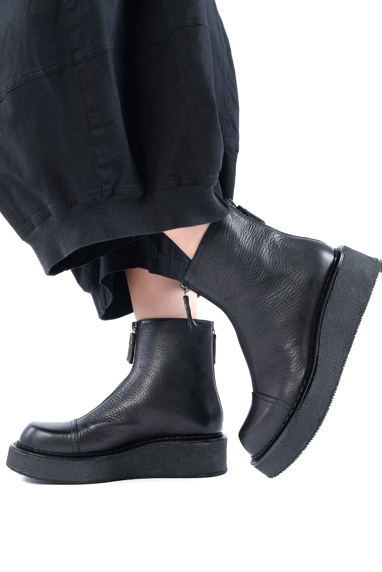 Leder Boots - Schwarz - Linfa Lowboot