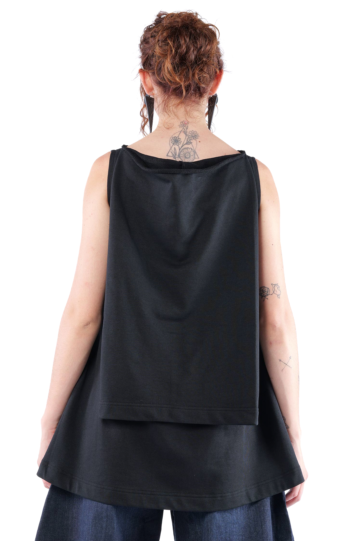 Wandelbares Top - Schwarz - 2123