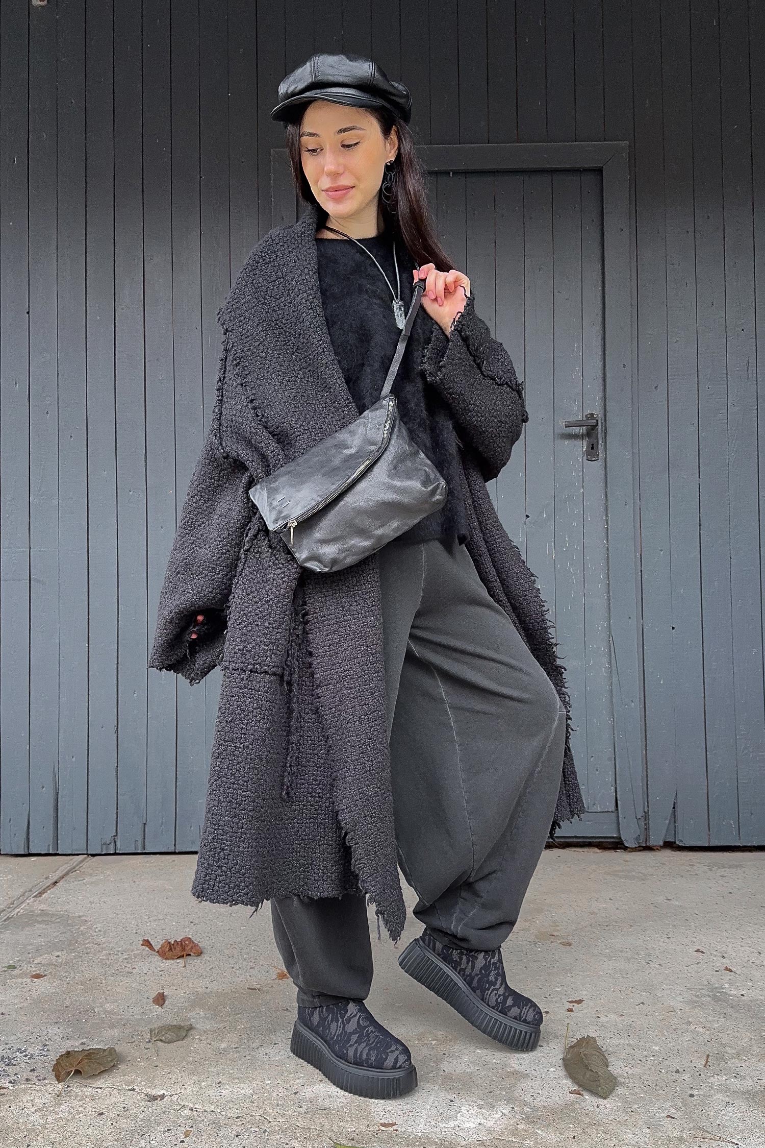 Silk coat - Black - 2262627204