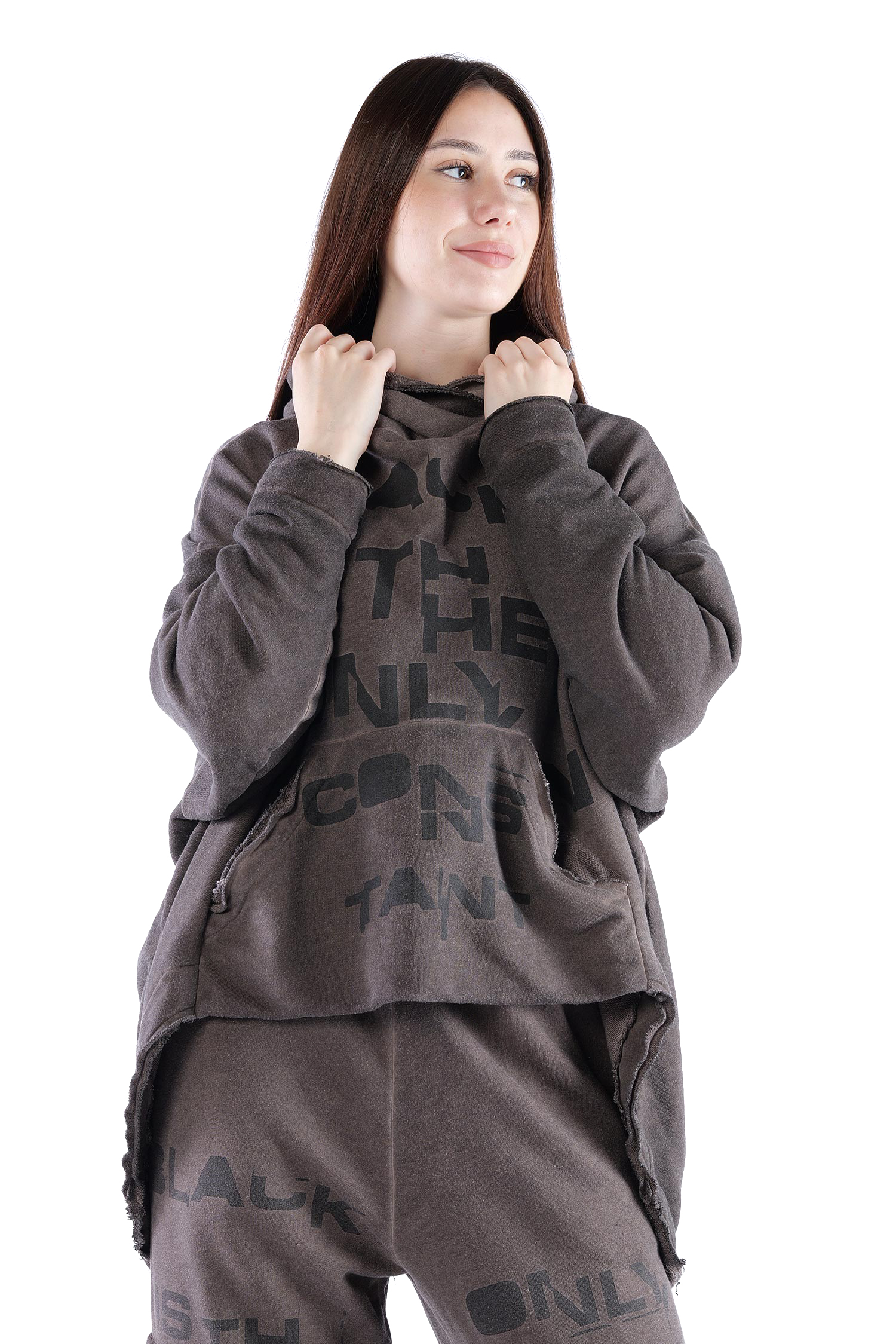 Sweat Hoodie - Truffle old dye - Ovina