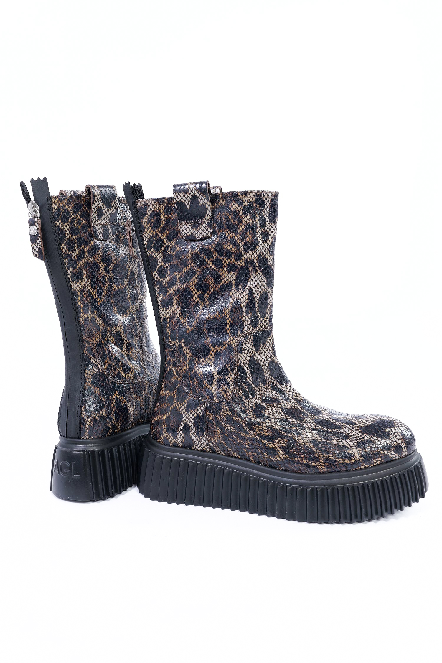 Leo Stiefeletten - Leo / Taupe-Nero - Milagros