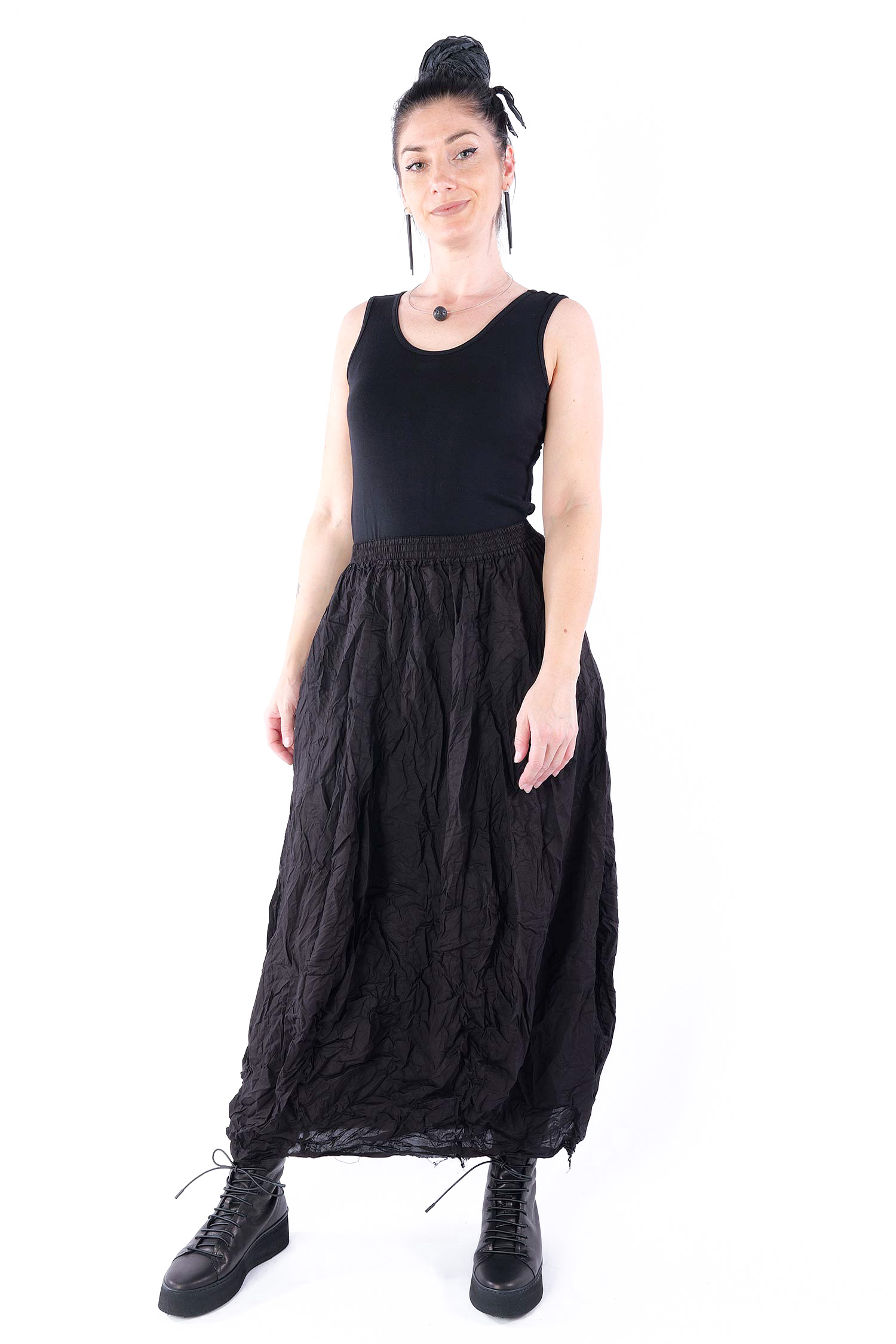 Tulpiger Rock - Schwarz - Drapierup