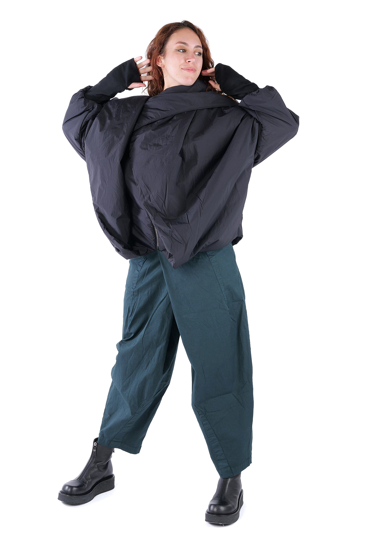 Leichte Winterjacke - Schwarz - SX116