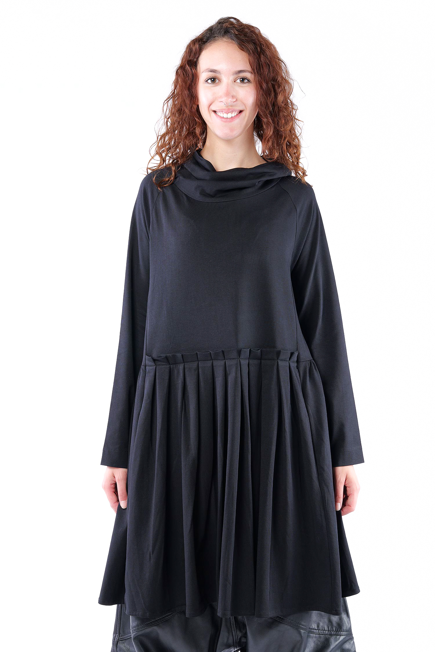 Ausgefallene Tunika - Schwarz - 26.2-KHS200A