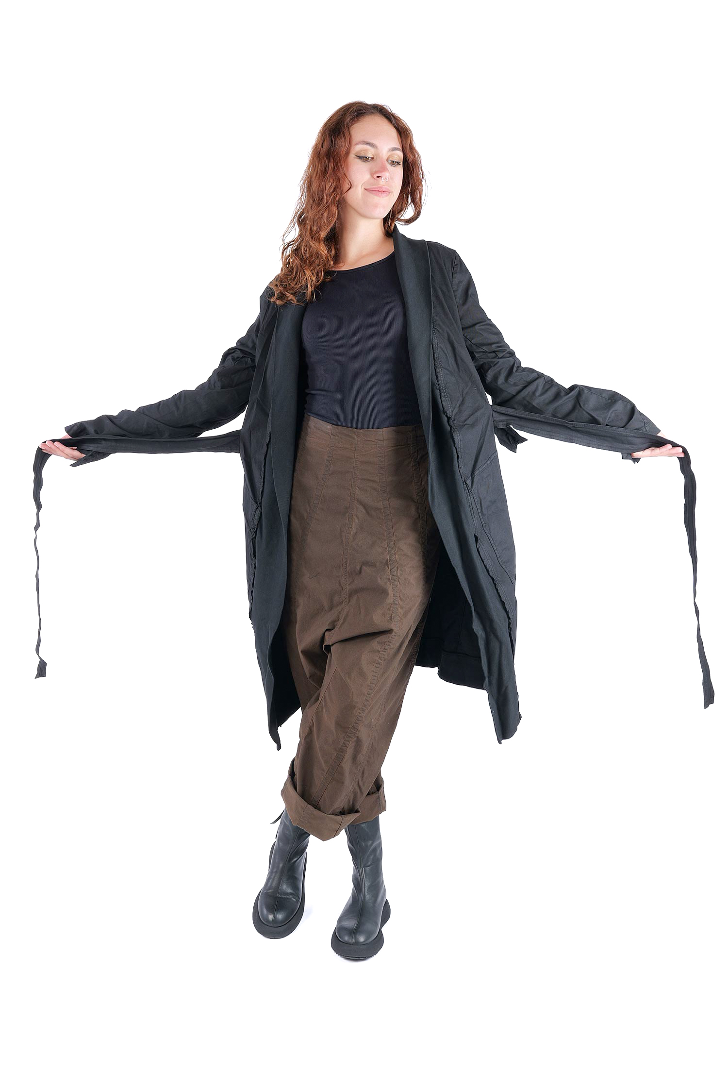 Ausgefallener Gehrock - Schwarz - 2262601210