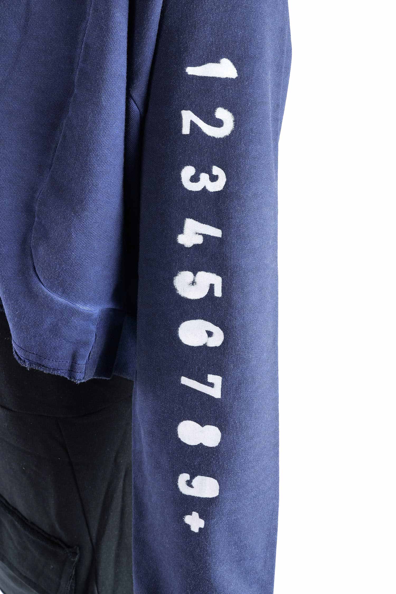 Kurzer Sweatpullover - Ocean print - 2137