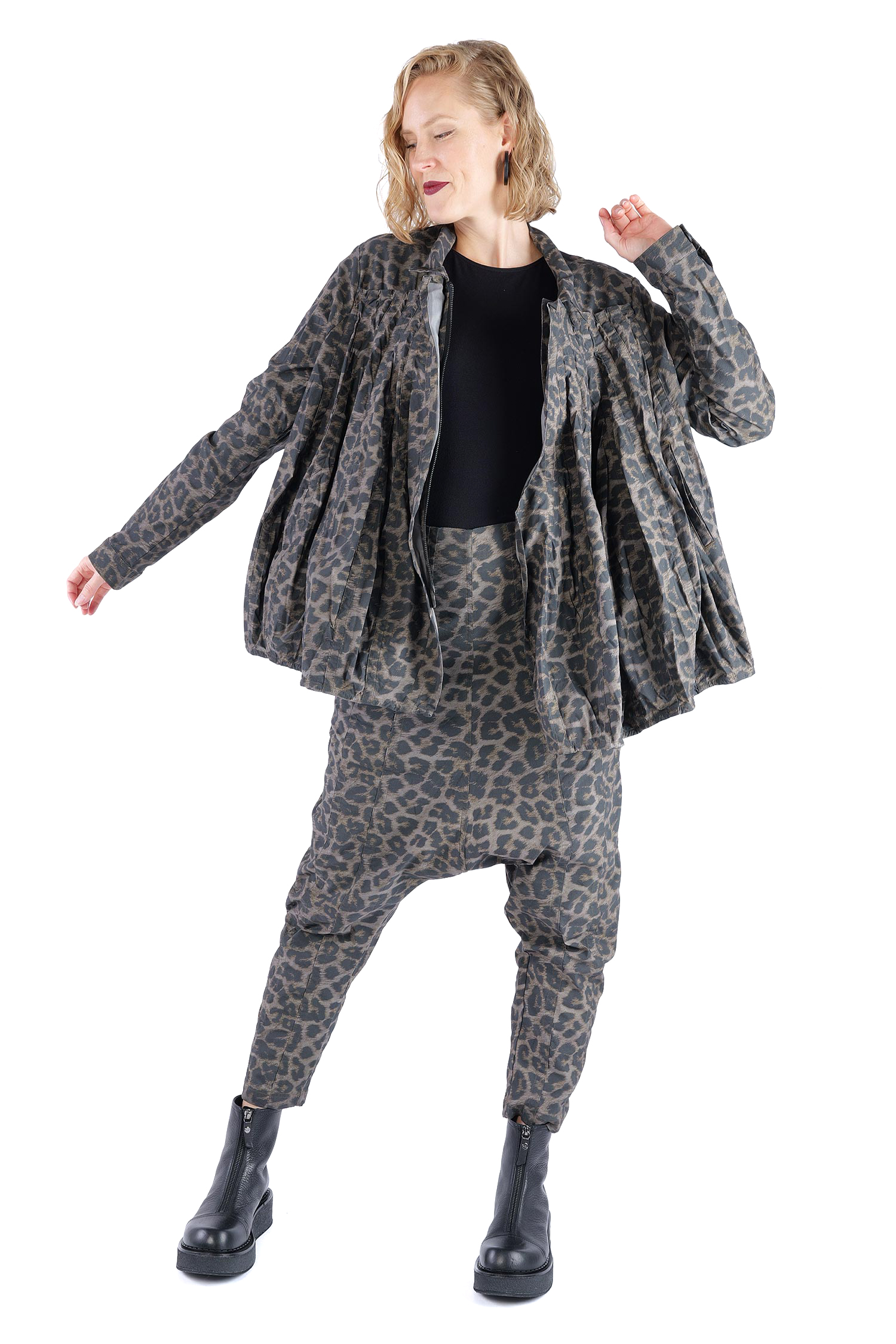 Superstretch-Jacke - Leo black cloud - 2261391110