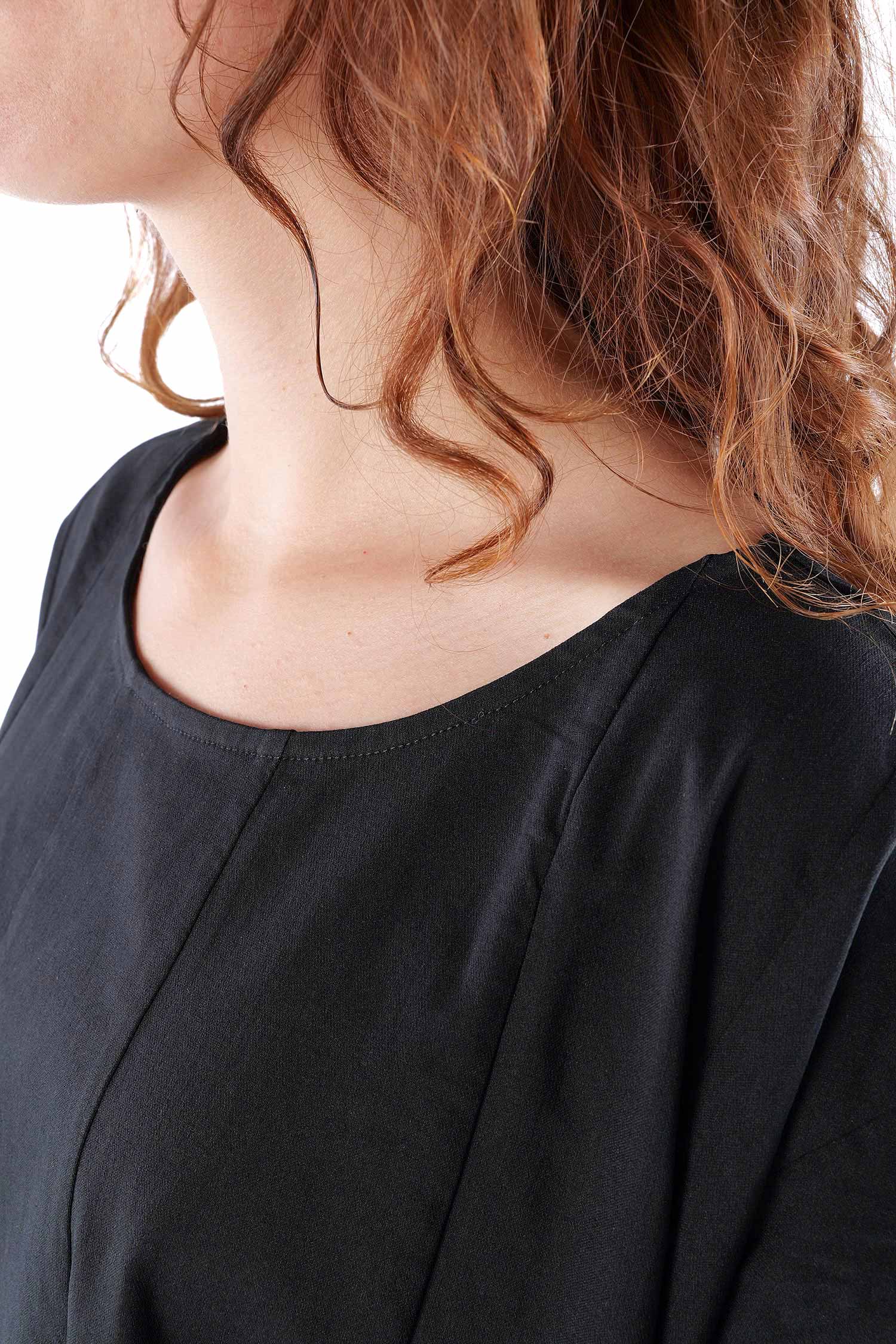 Oversize Tunika - Schwarz - 5052
