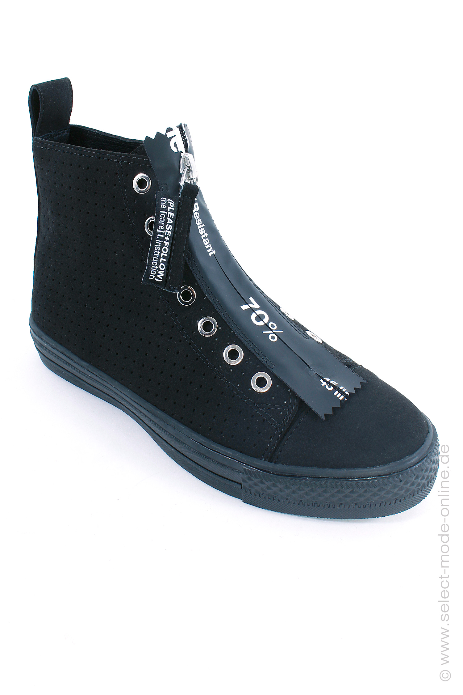 Sneaker with zipper - Black - 1243985264