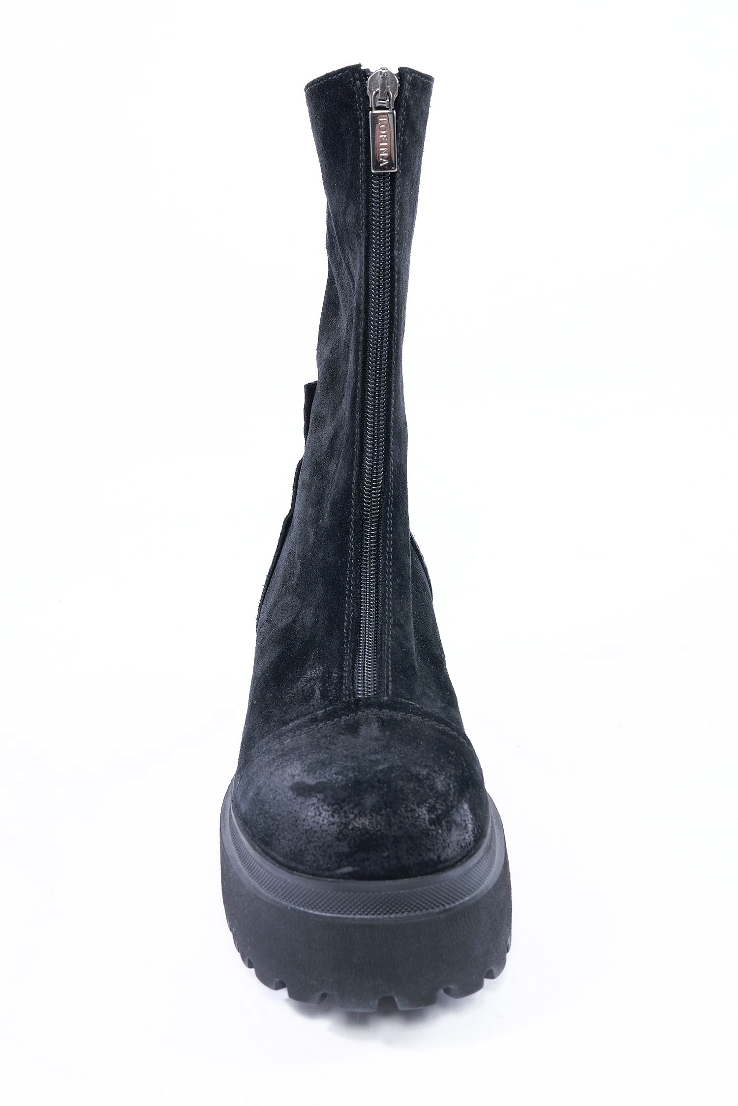 Suede boots - black - 6061