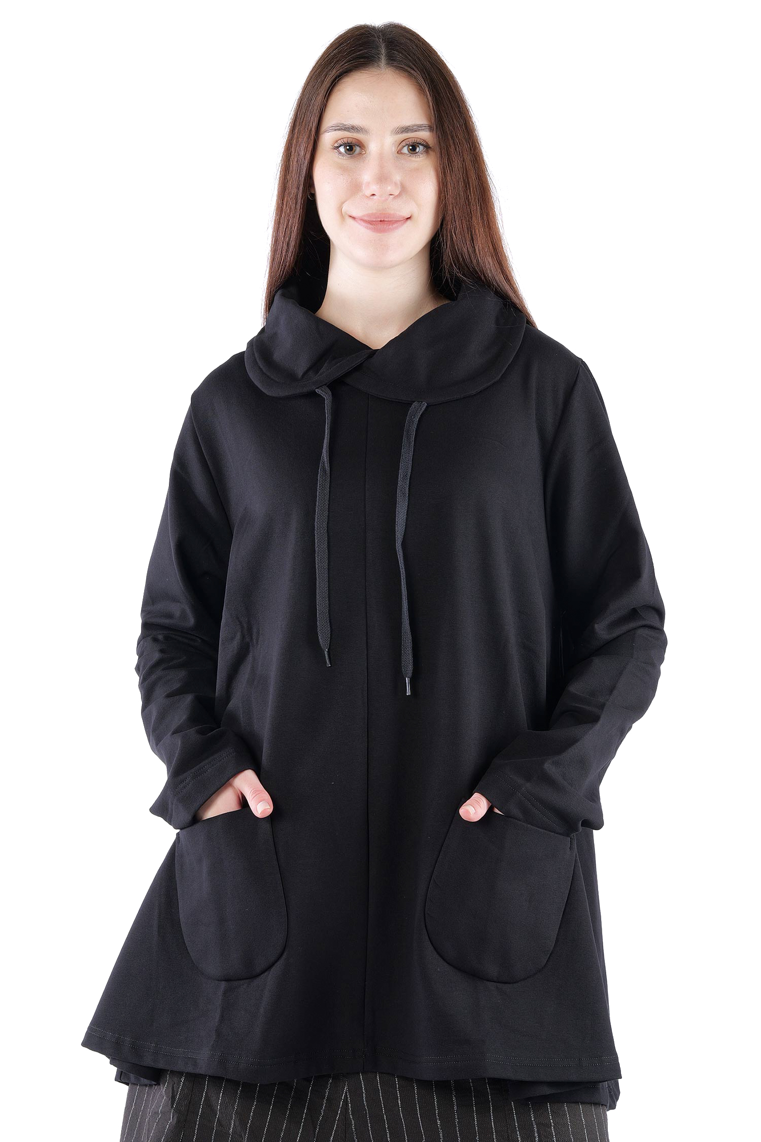 Sweatpullover - Schwarz - U1663-U