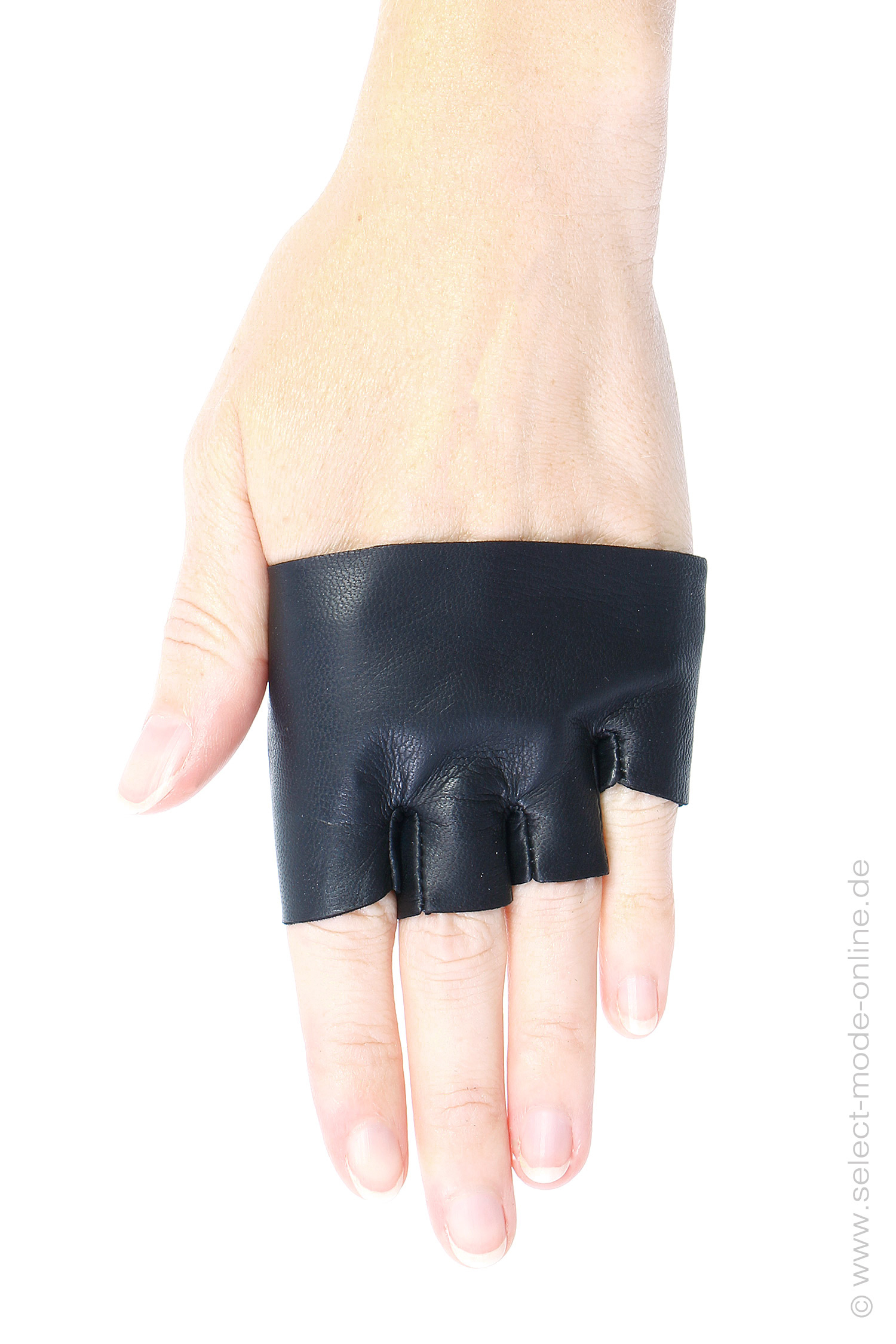 Leder Handschuhe - schwarz - 2231802005
