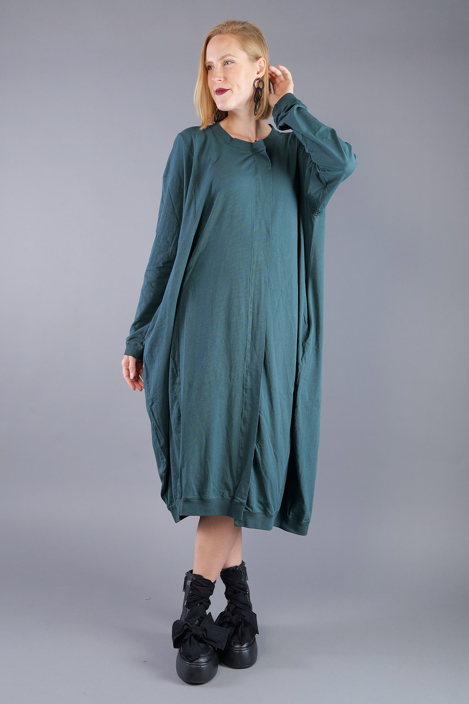 Jersey dress - Forest - 2263260907