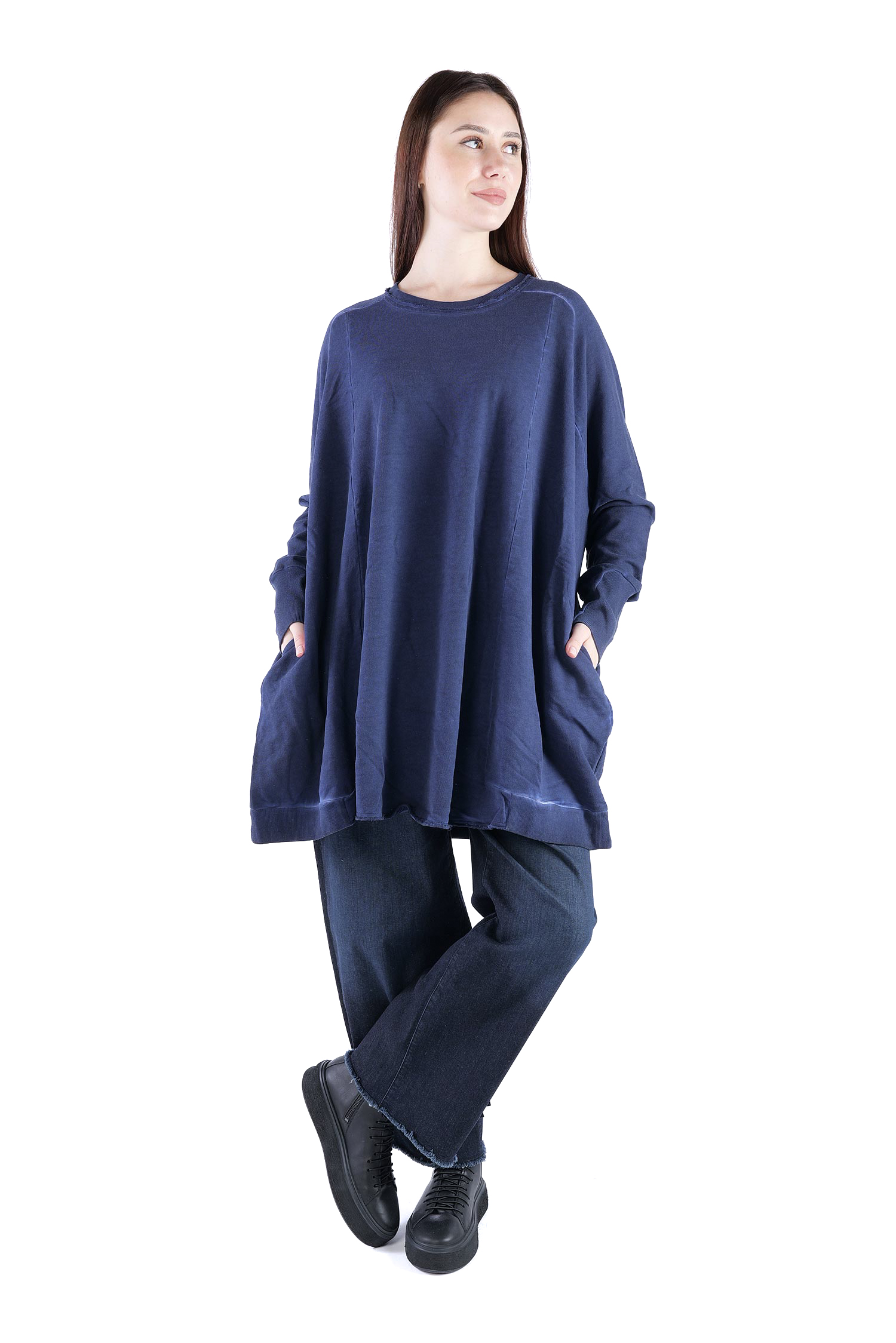 Oversize Sweatpullover - Ocean - 2139