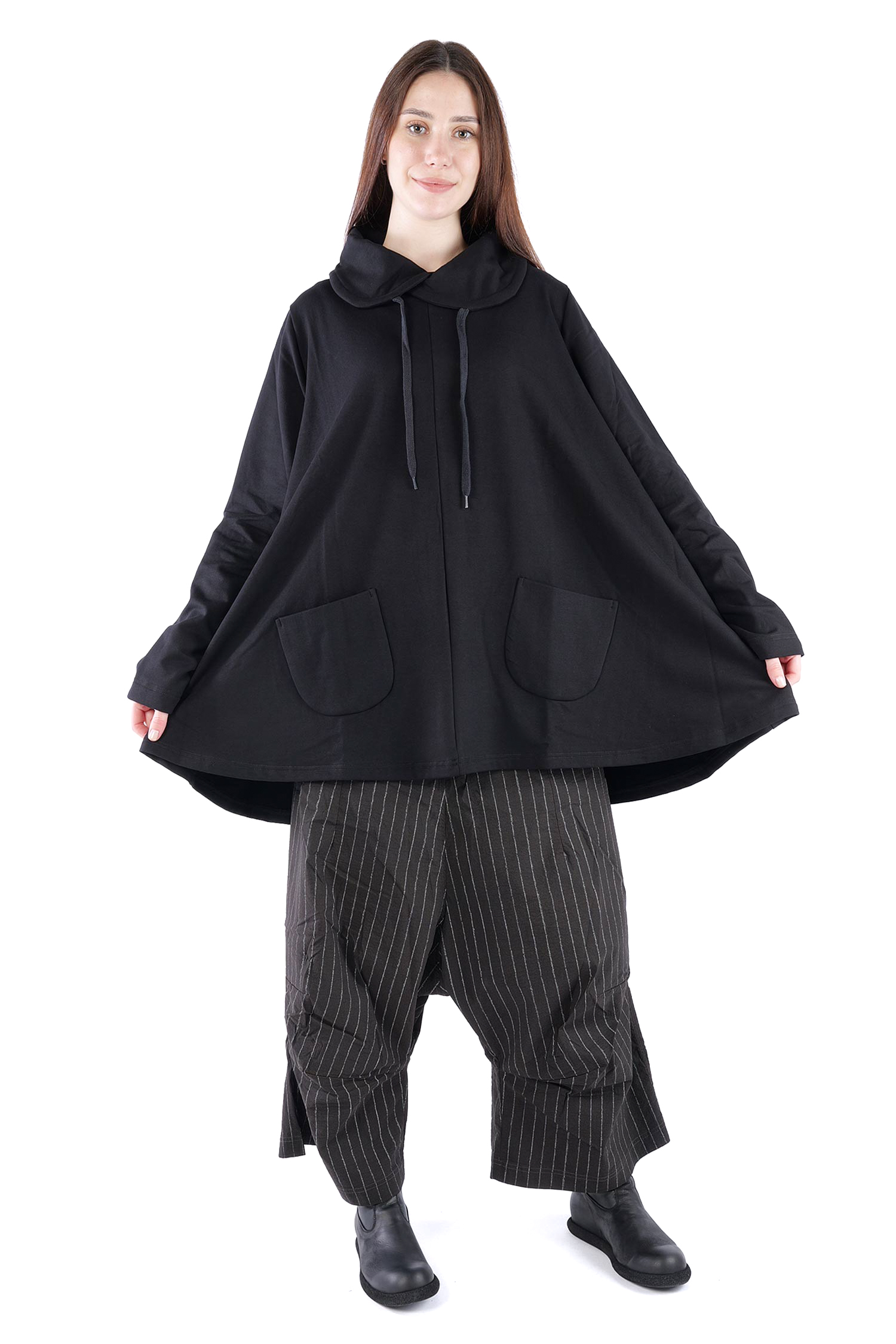 Sweatpullover - Schwarz - U1663-U