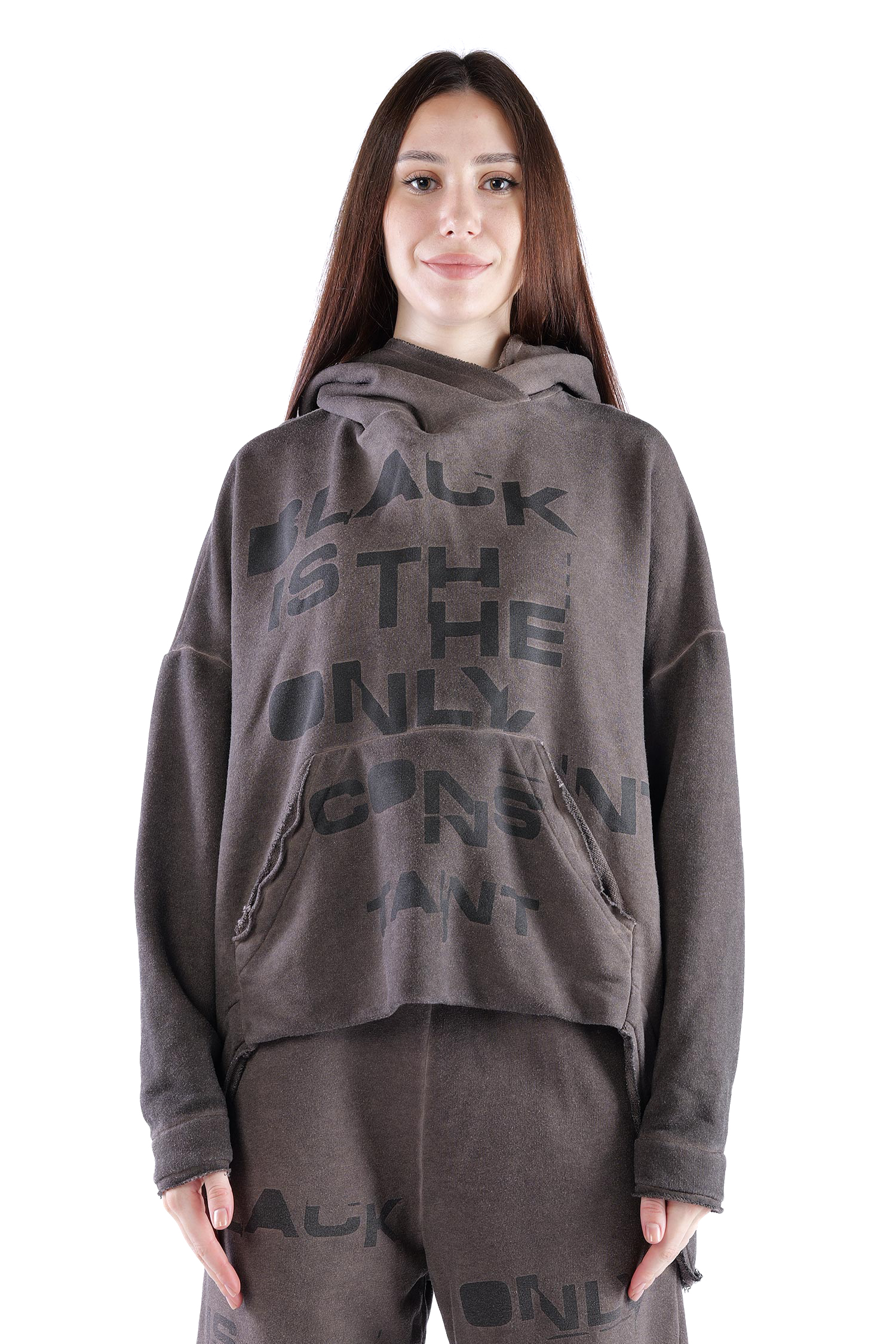 Sweat Hoodie - Truffle old dye - Ovina