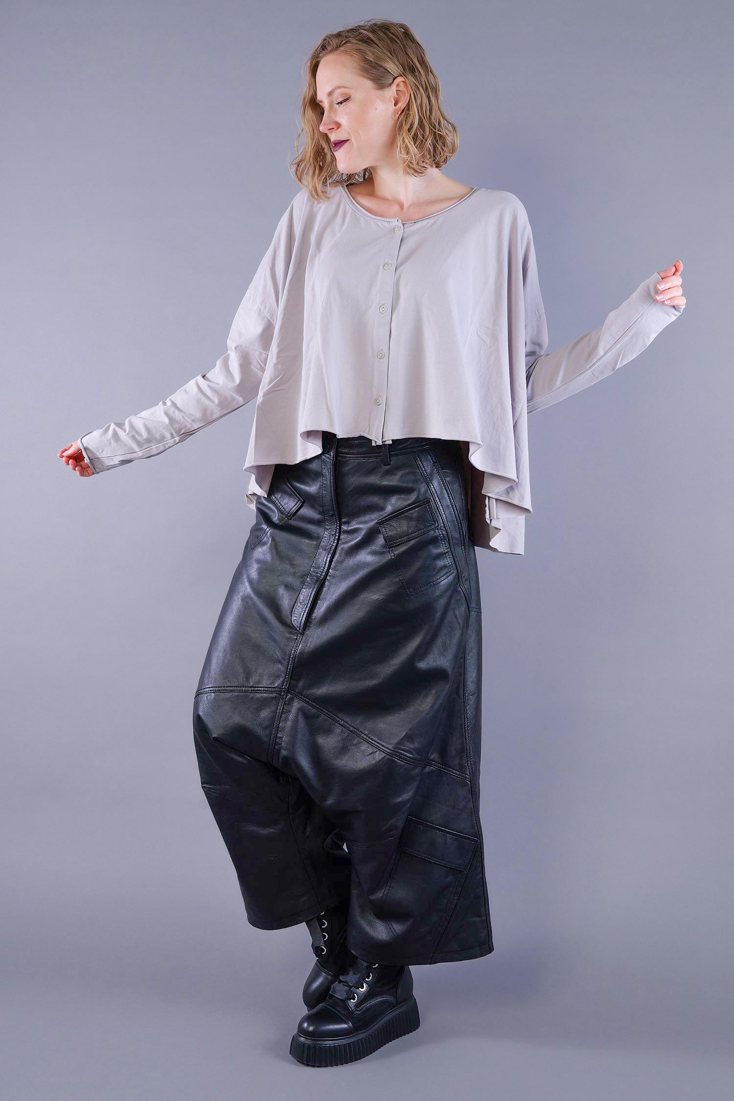 Oversize Jacket - Kiesel - Soulviel