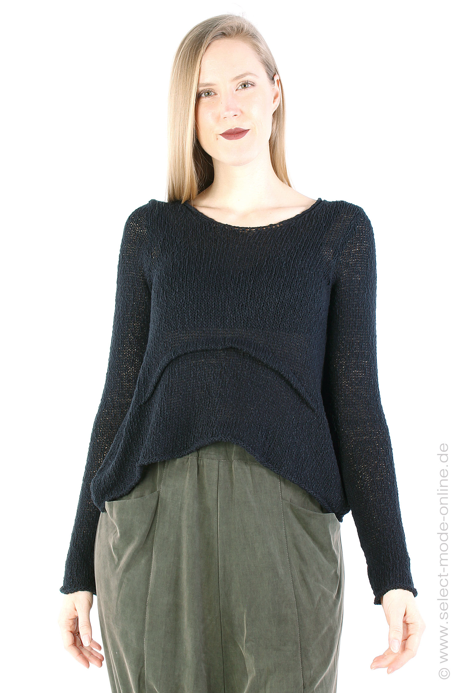Knit pullover - Black - MARICCA