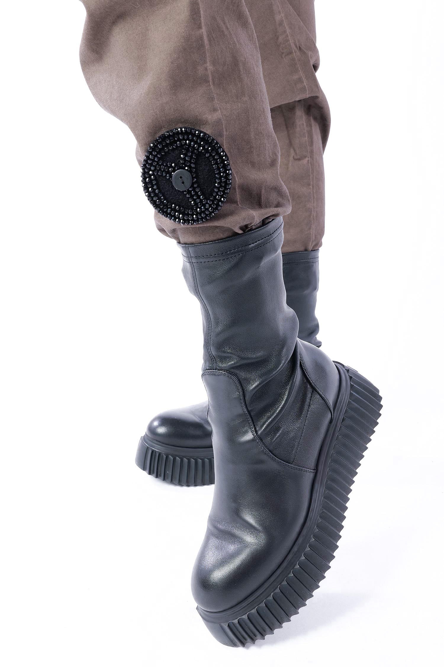 Rundes Patch - Schwarz - 0009