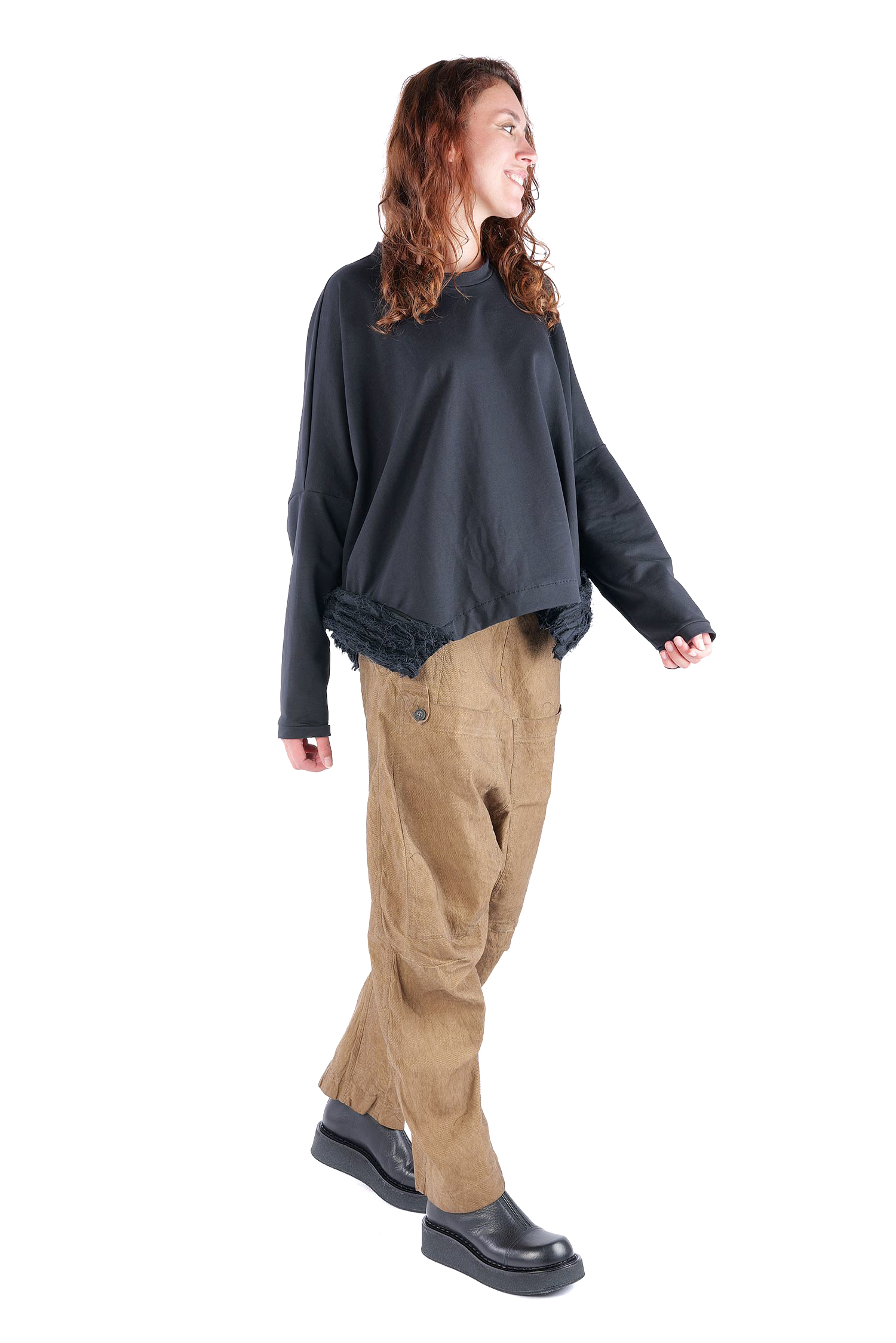 Oversize Pullover - Schwarz - J.Remus