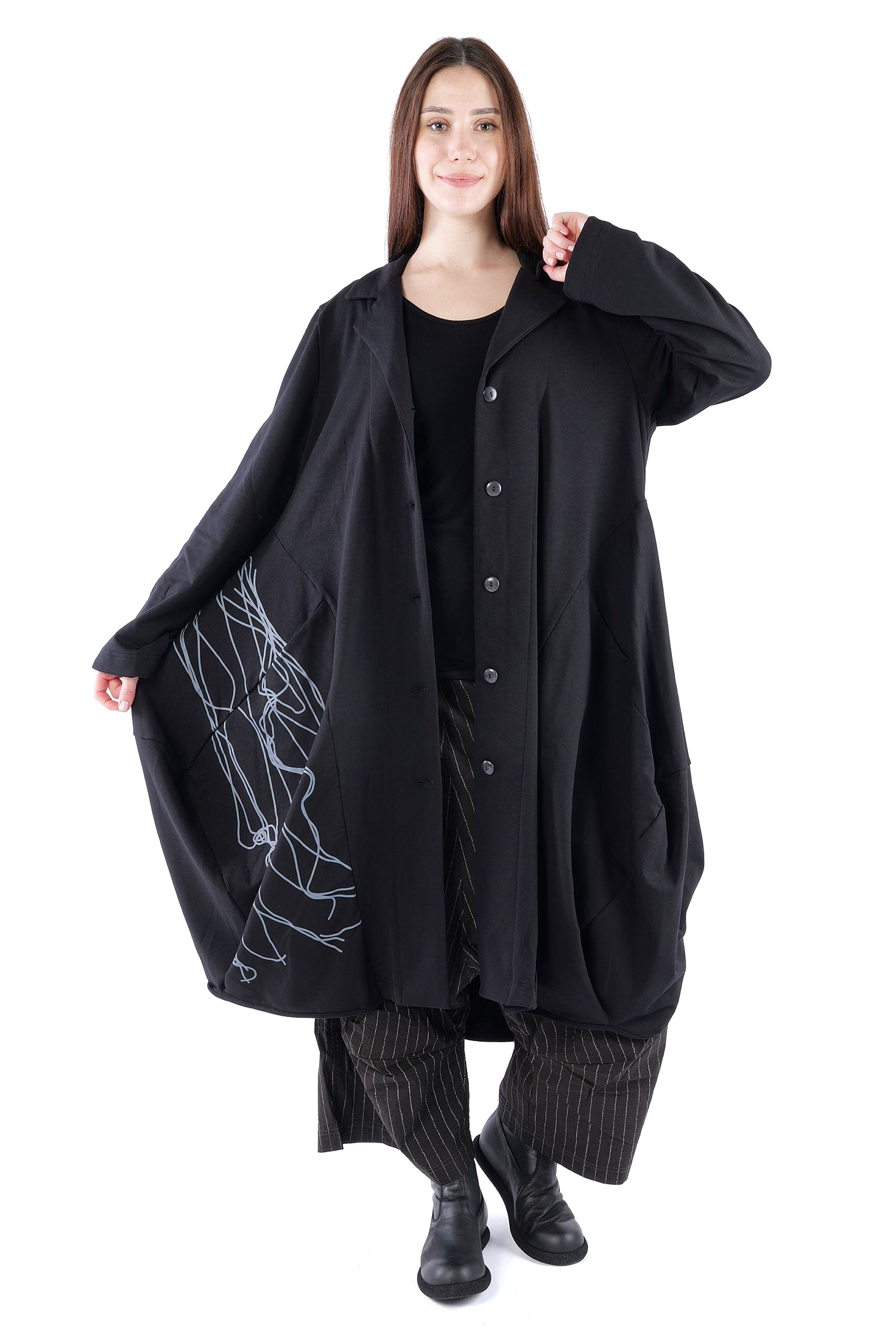 Gehrock - Schwarz - U6168-U