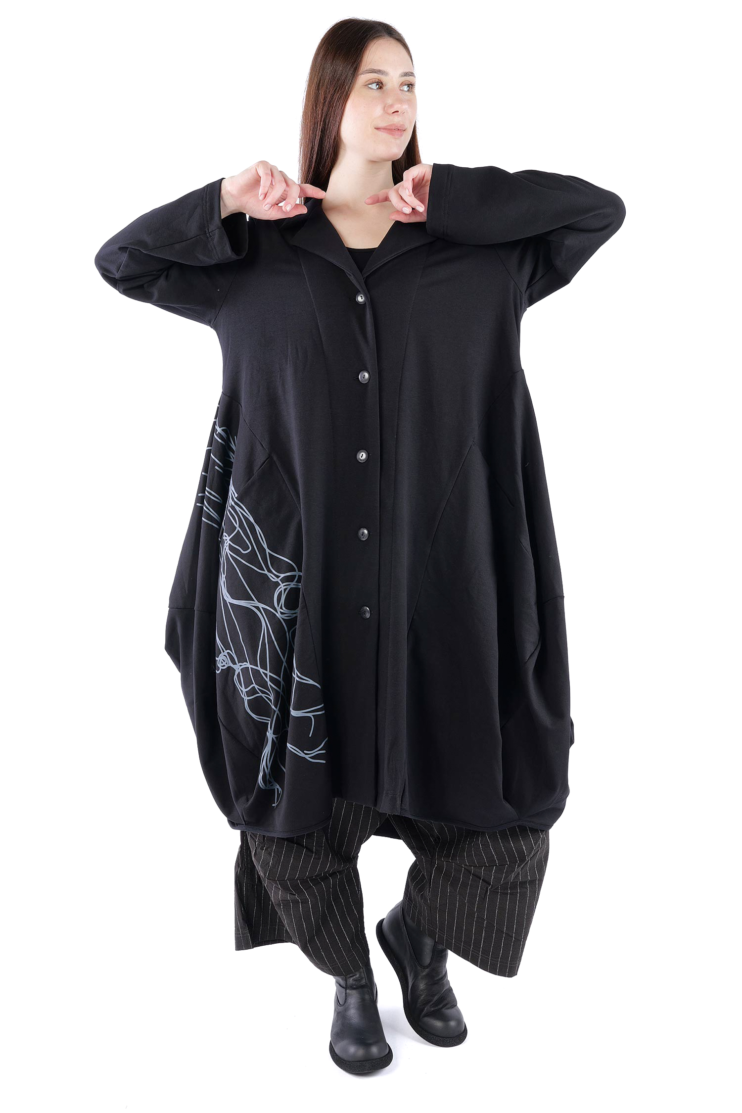 Gehrock - Schwarz - U6168-U