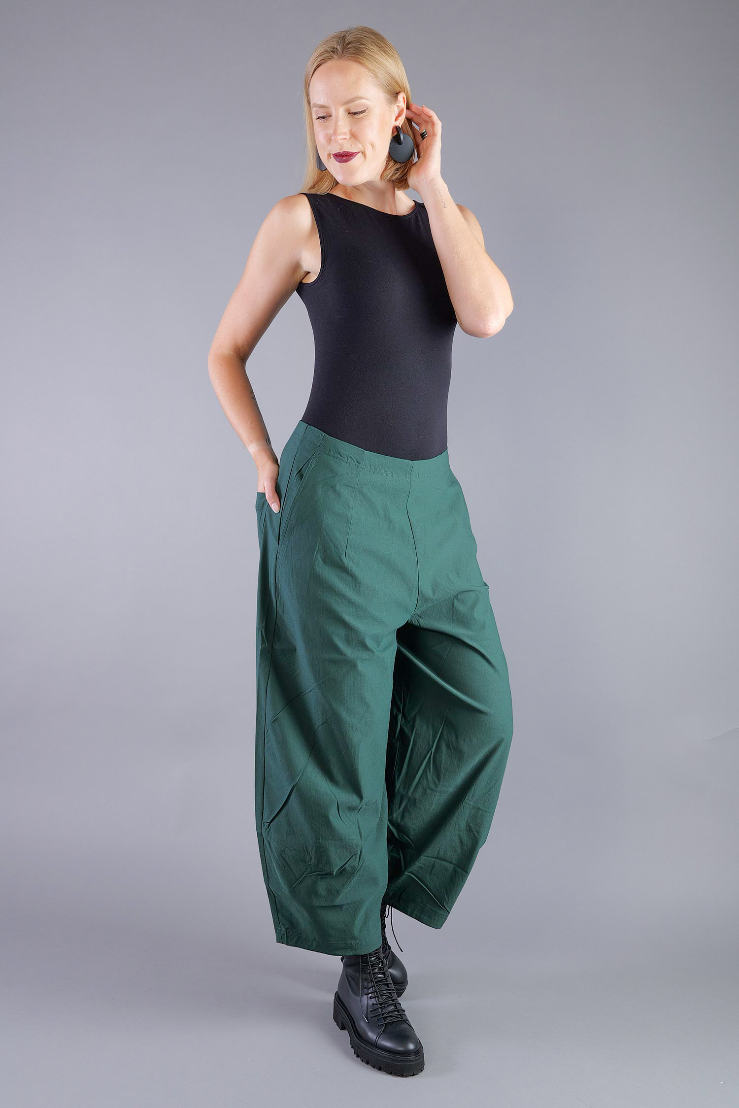 Tulpige Stretchhose - Forest - 2263220124