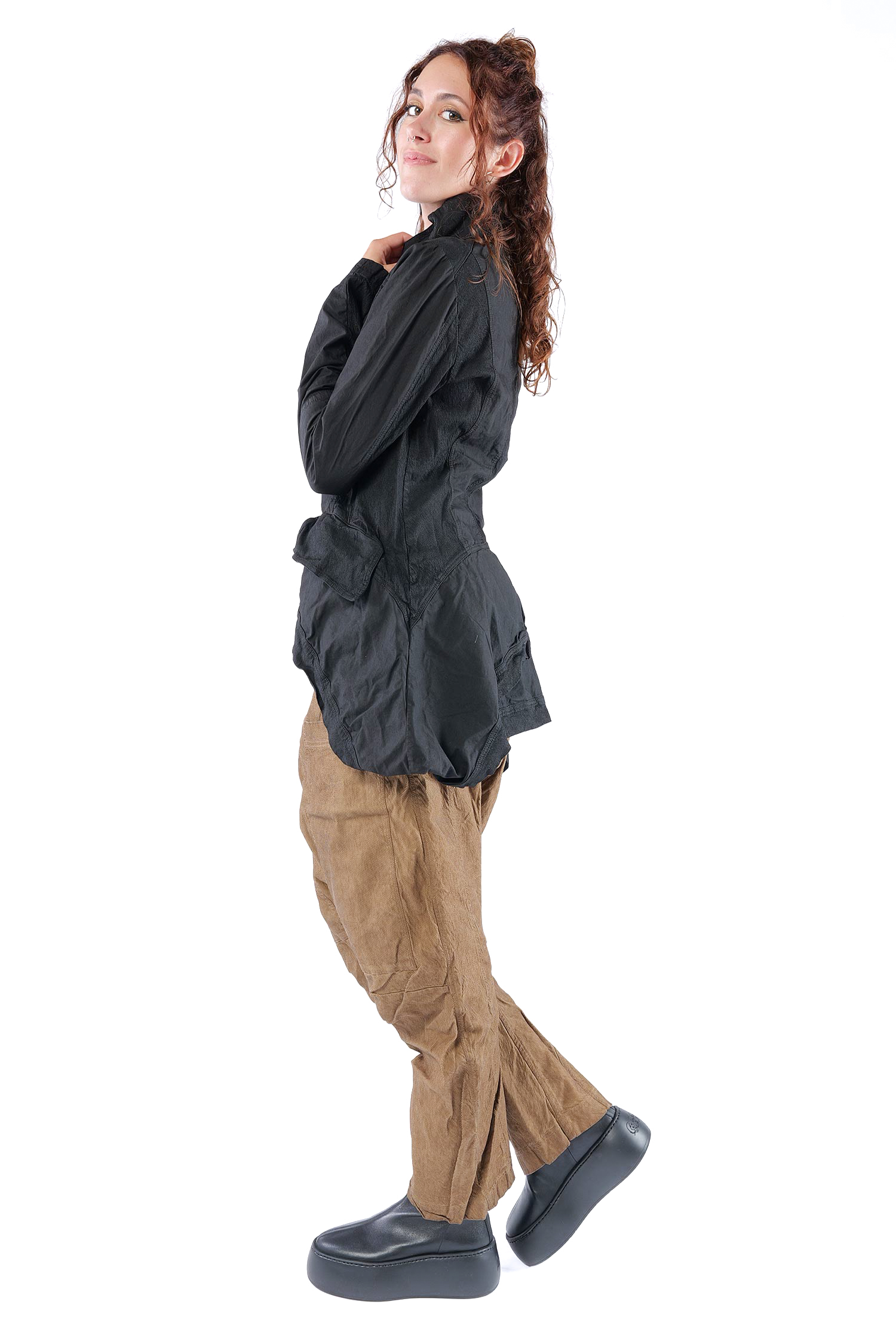 Asymmetrische Jacke - Schwarz - 2262261101