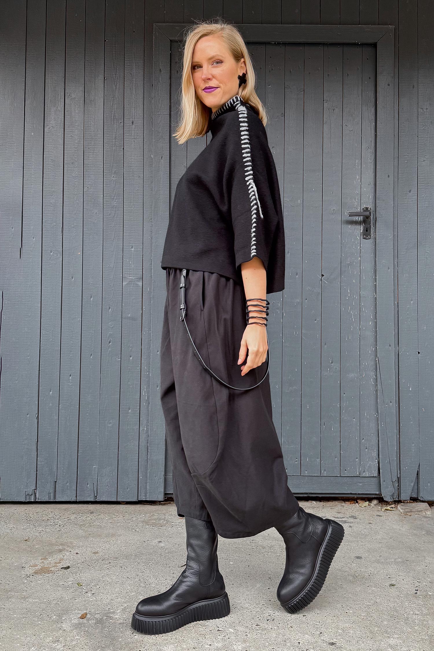 Ledergürtel mit extra Träger