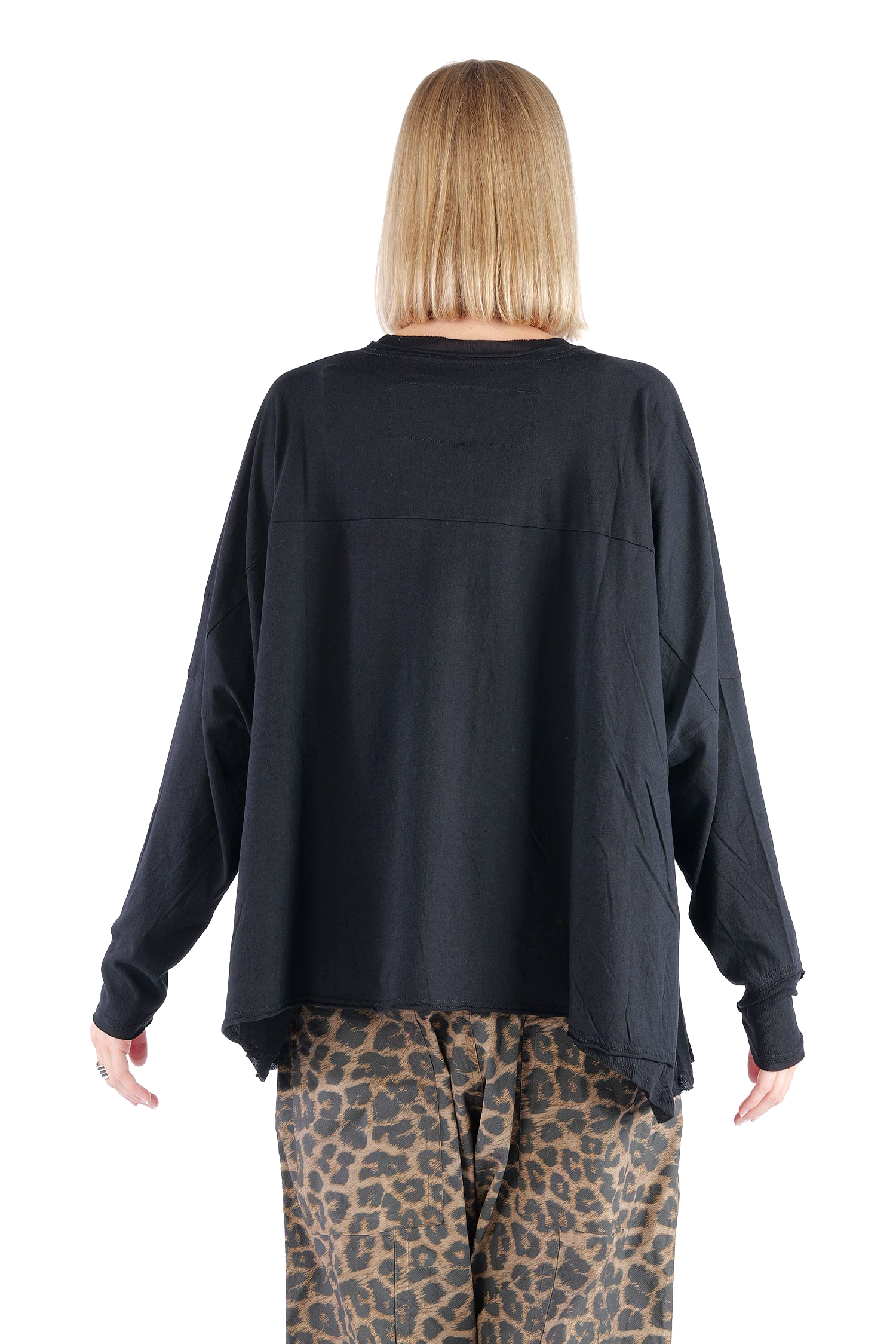 Oversize Tunika - Schwarz - 2263330503