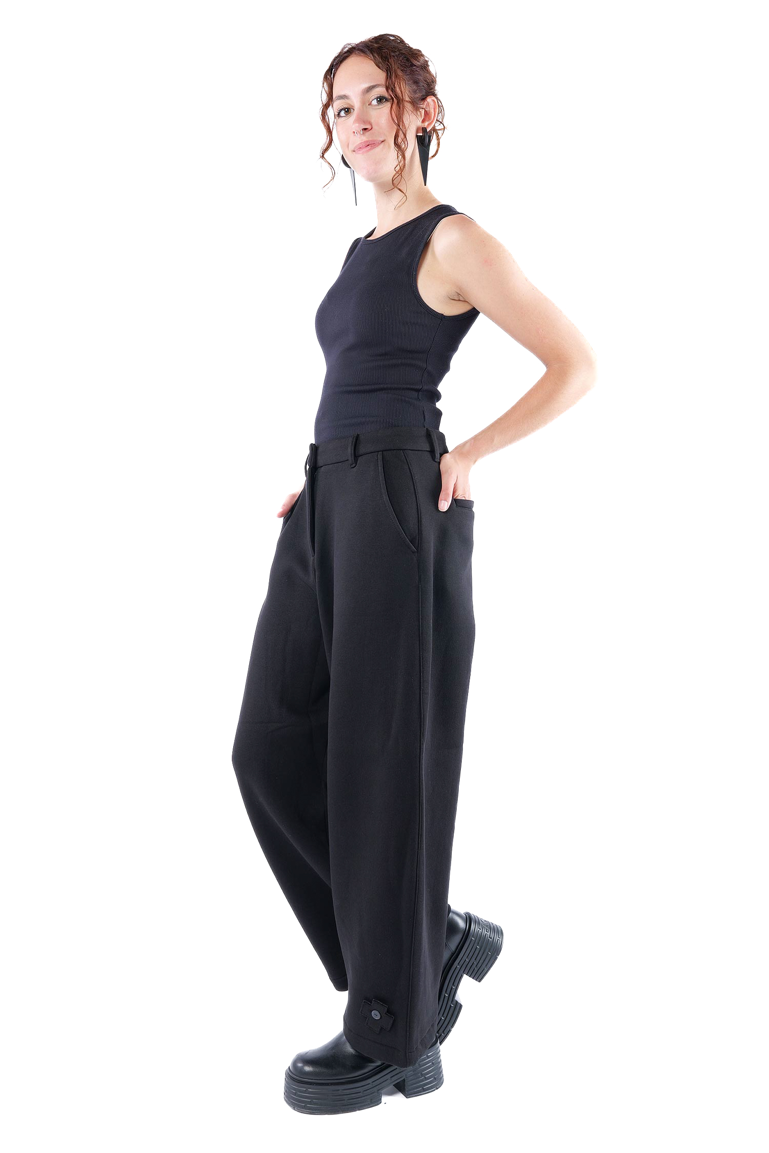 Wintersweat-Hose - Schwarz - 10039