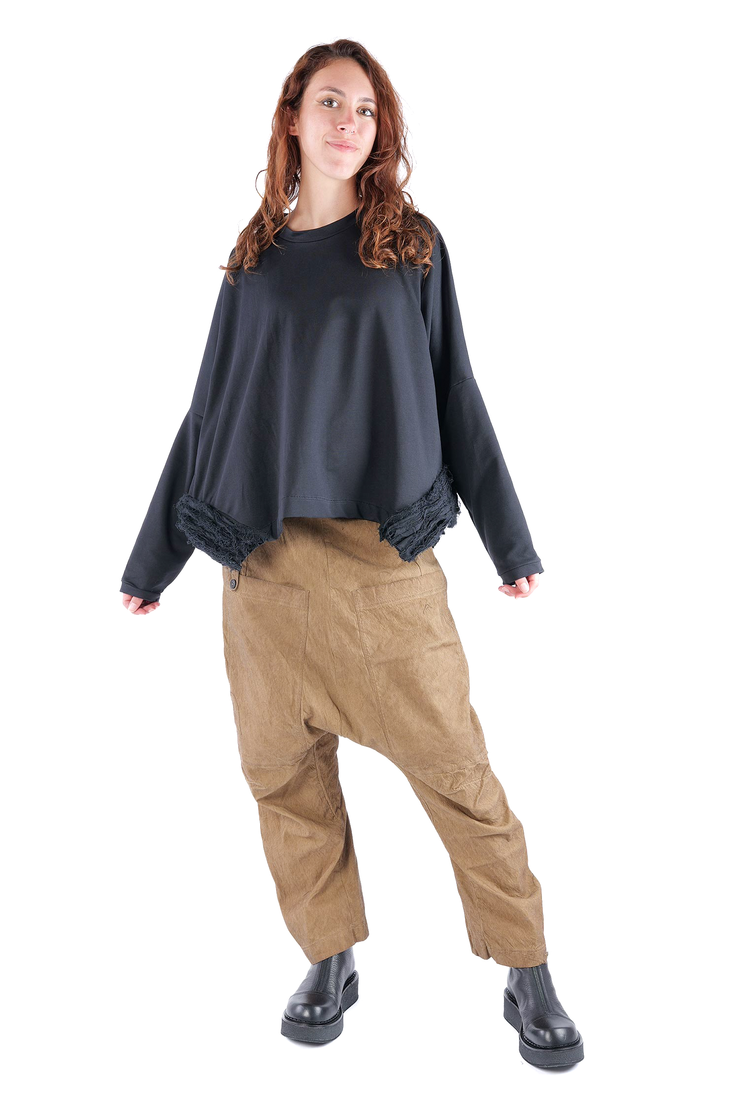 Oversize Pullover - Schwarz - J.Remus