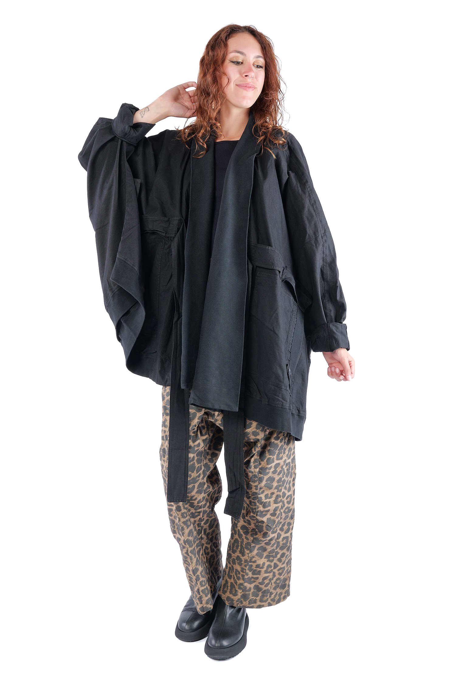 Oversize Jacke - Schwarz - 2262601108