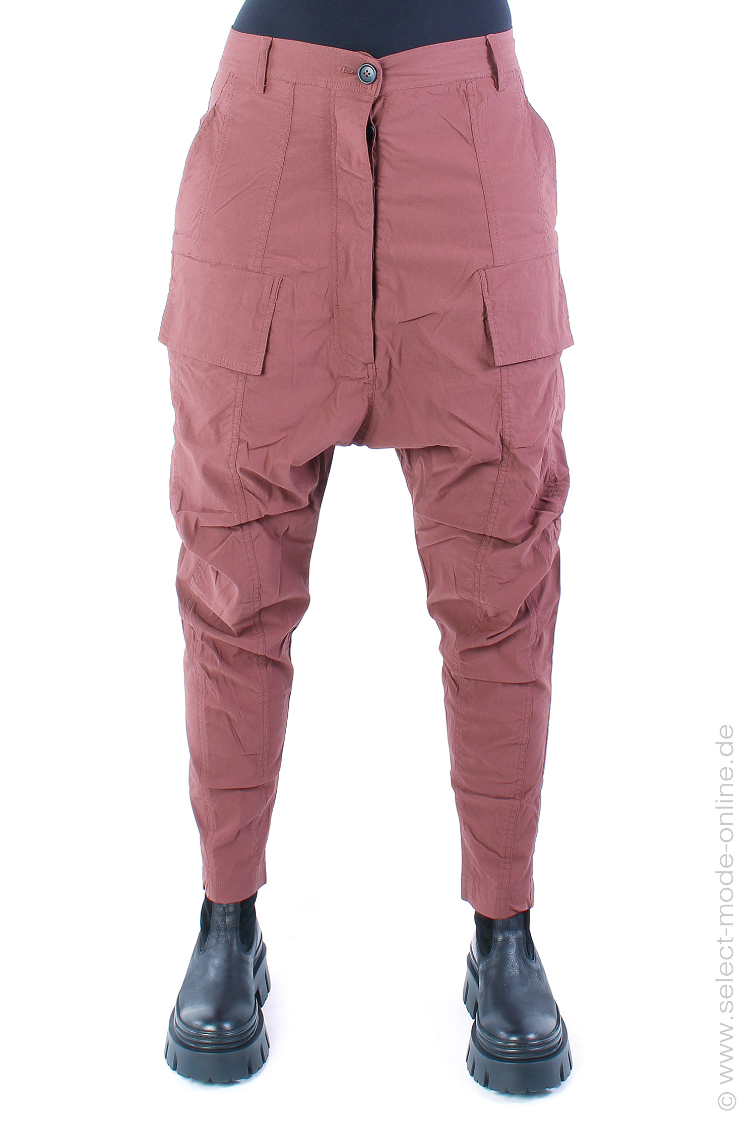 Stretch pants - wood - 2233220101