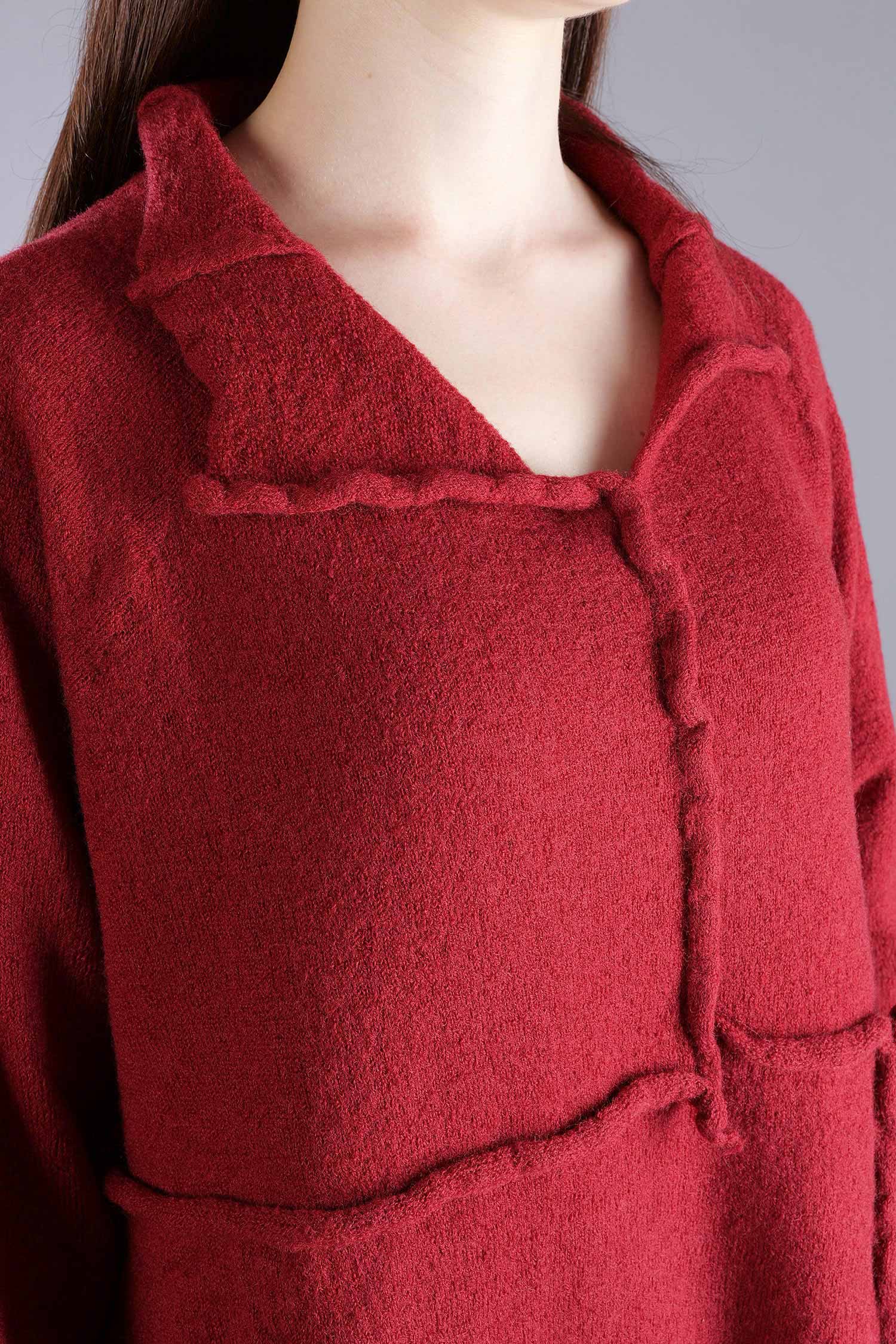 Wolltunika - Lava - 2263897309