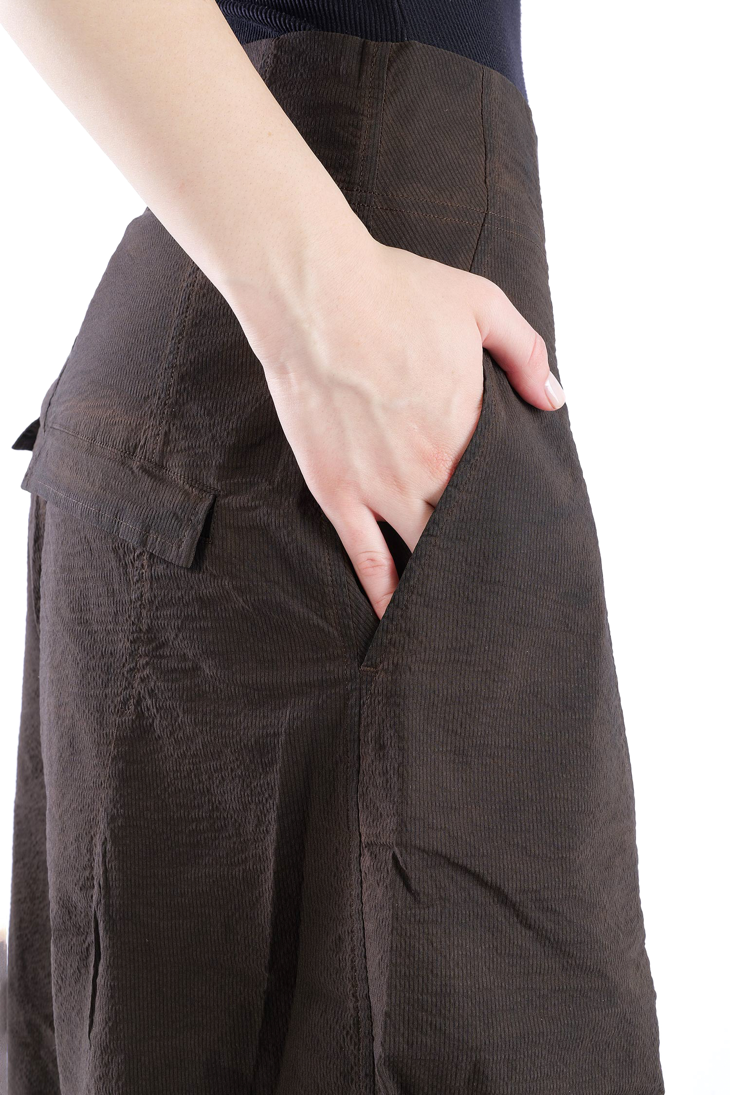 Weite Stretchhose - Umbra cloud - 2261240124