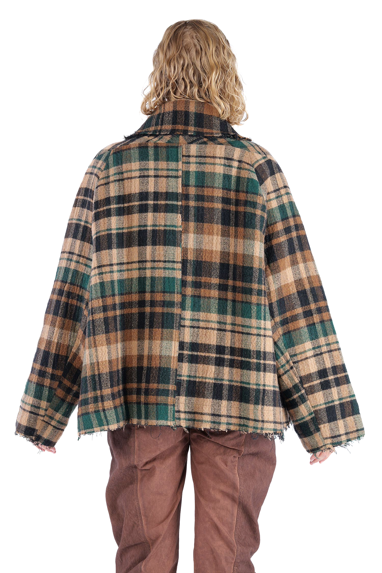 Fransige Winterjacke - Forest check - 2263281102
