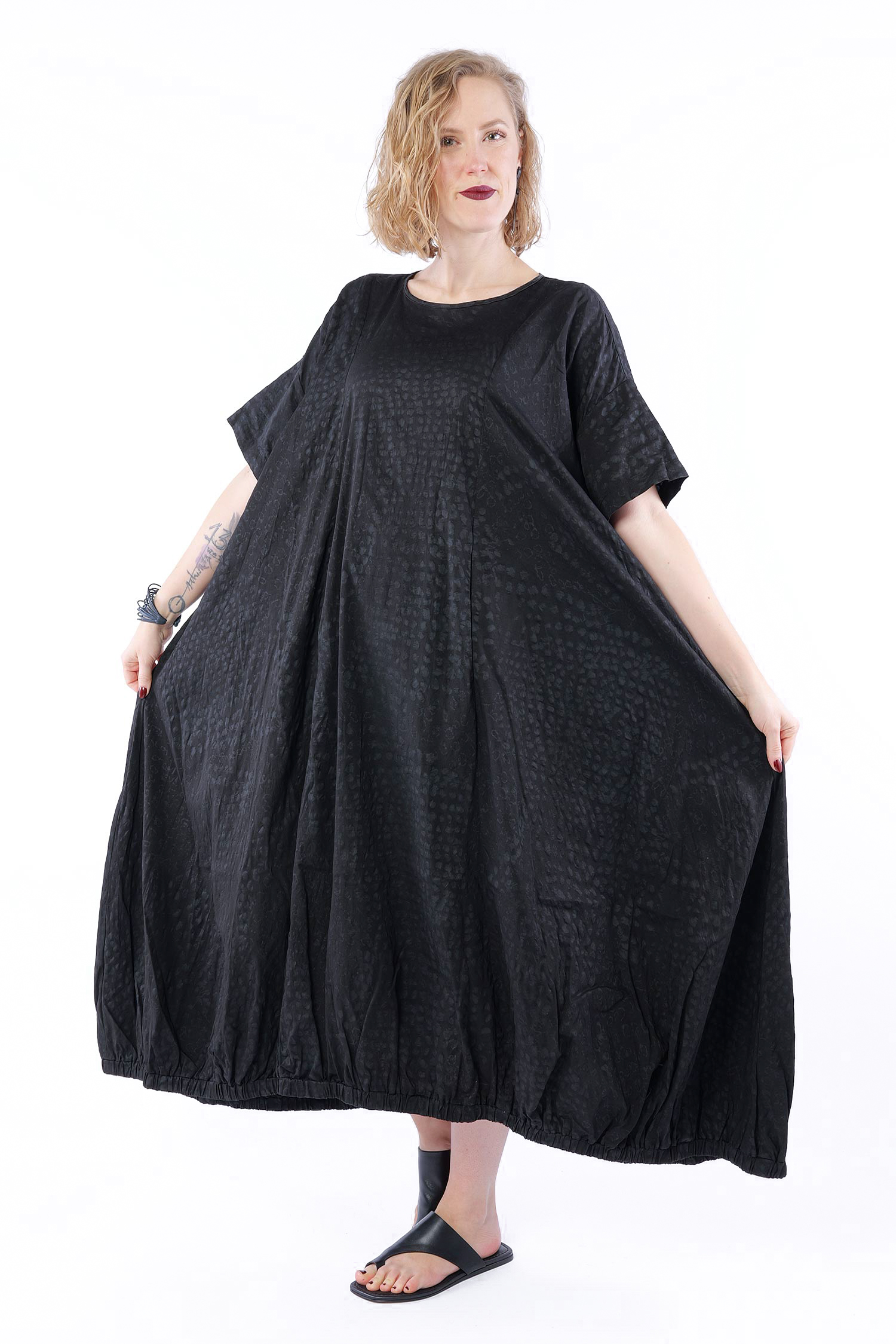 Oversize Kleid - Schwarz - Mariza