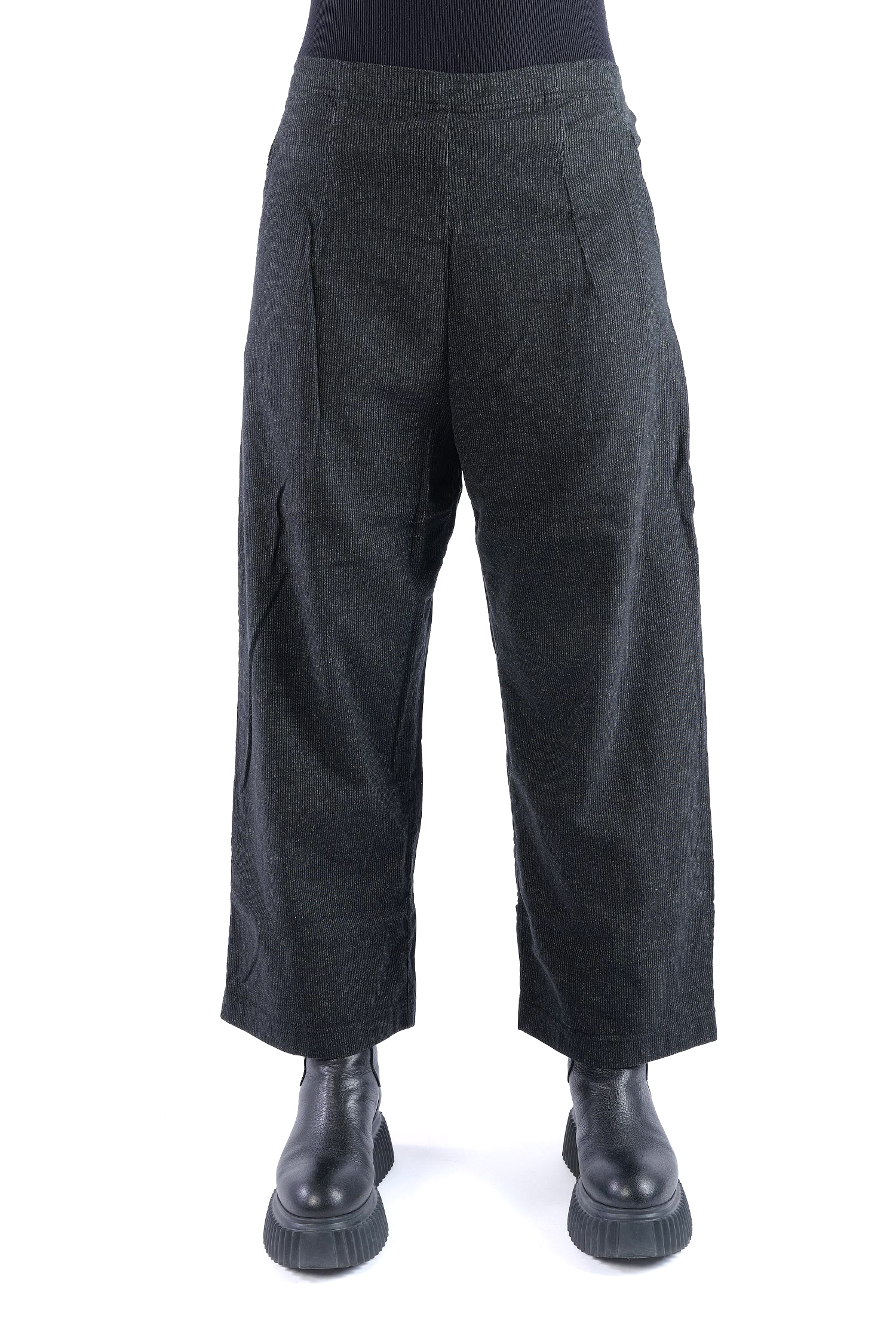 Nadelstreifen Culotte - Black stripe - 2263410104