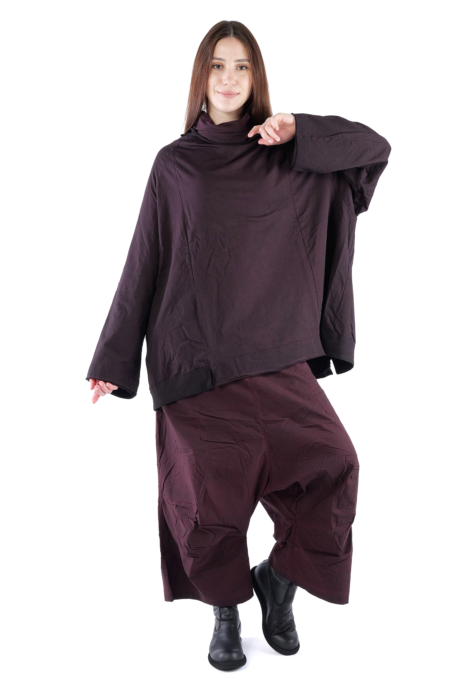 Oversize Sweatpullover - Purple cloud - 2261280505