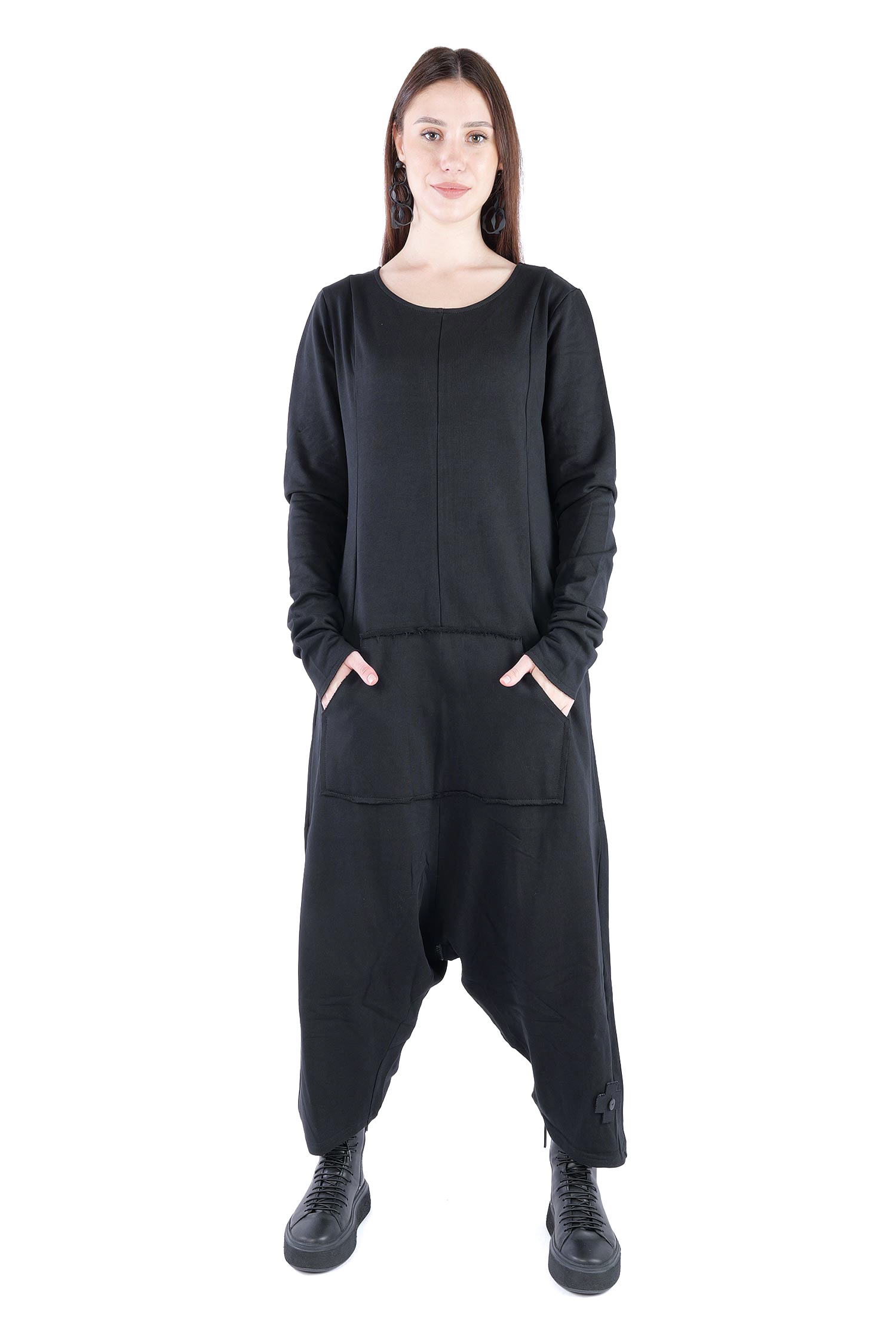 Sweatoverall - Schwarz - 10026