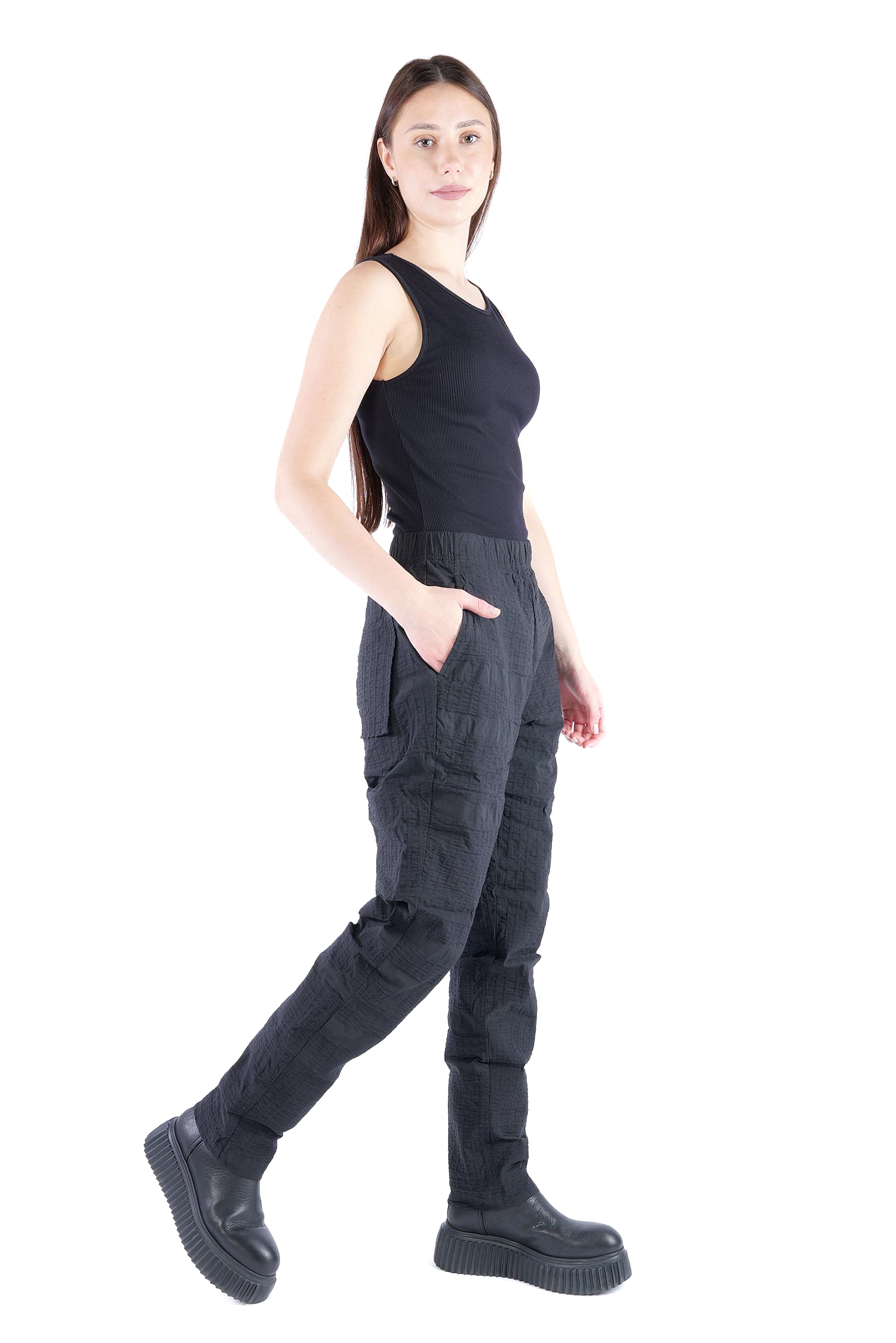 Legere Hose - Schwarz - 2262240113