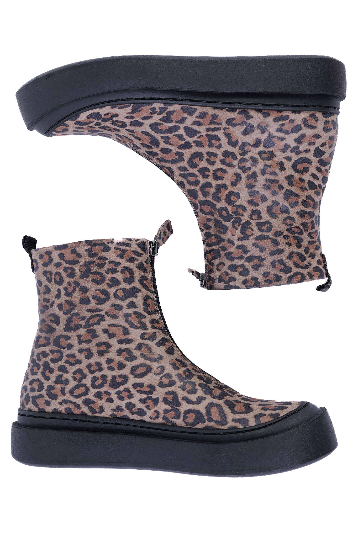 Leo-Boots mit Reißverschluss - Malto Leopardo - 8283