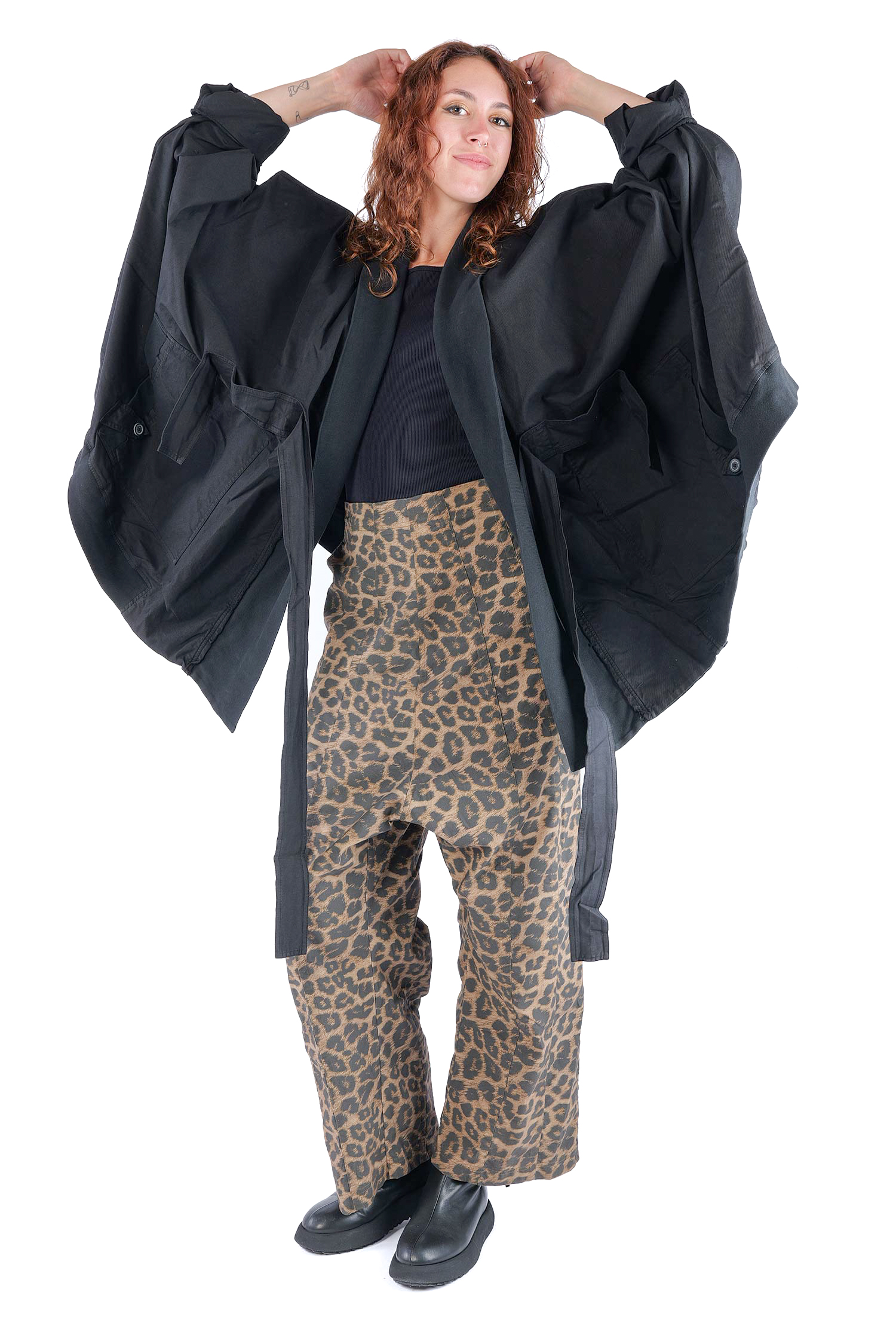 Oversize Jacke - Schwarz - 2262601108